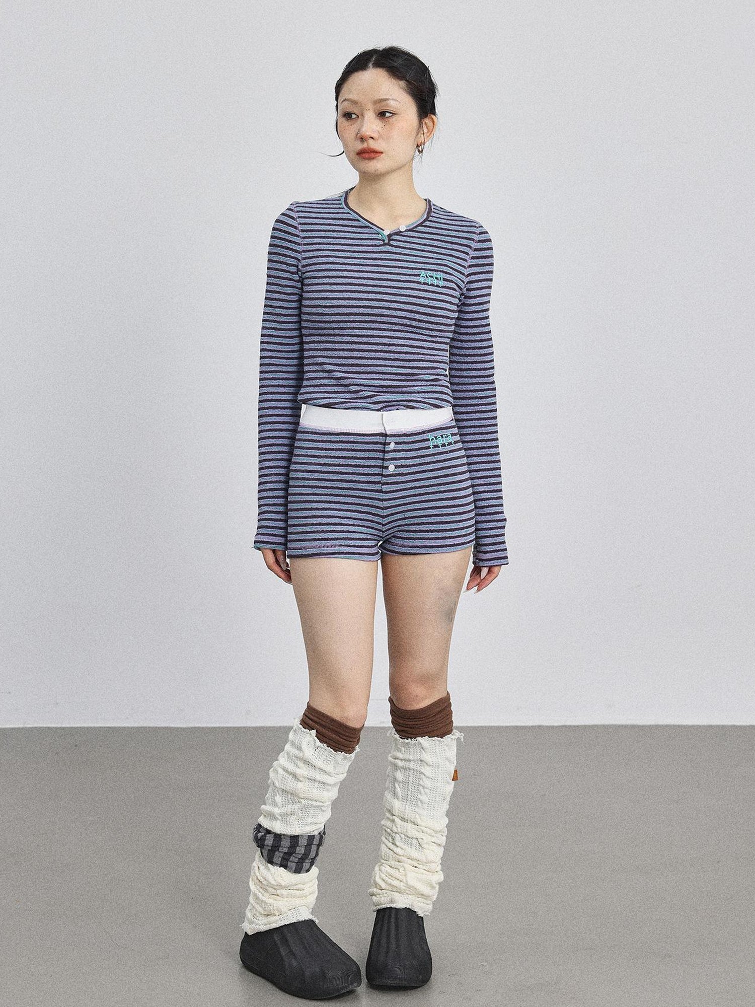 Achihara Breton Striped Long-Sleeve Tee