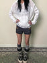 Brittany Star Spot Shorts V Neck T Shirt Long Sleeve