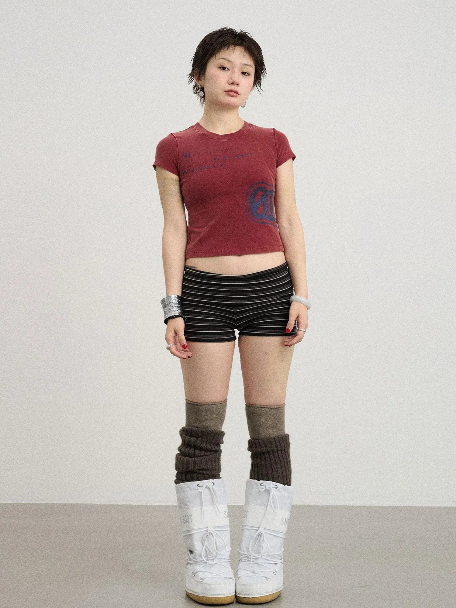 Bye Anxiety Slim Fit Tee