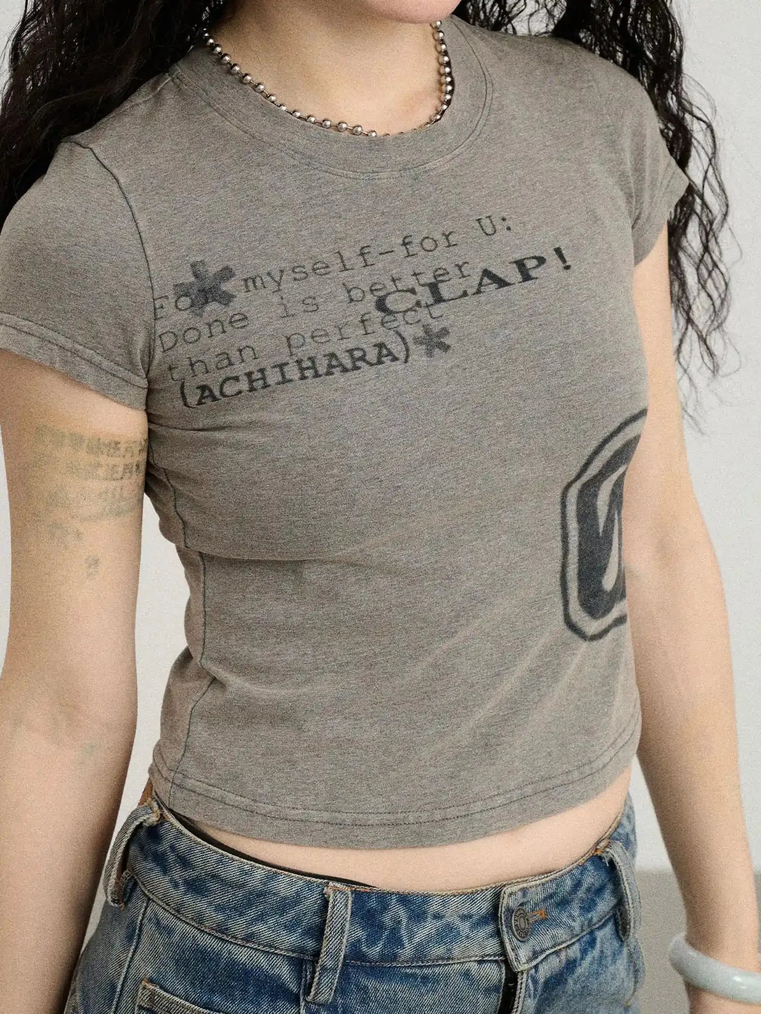 Bye Anxiety Slim Fit Tee