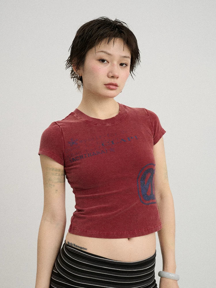Achihara Bye Anxiety Slim Fit Tee-5