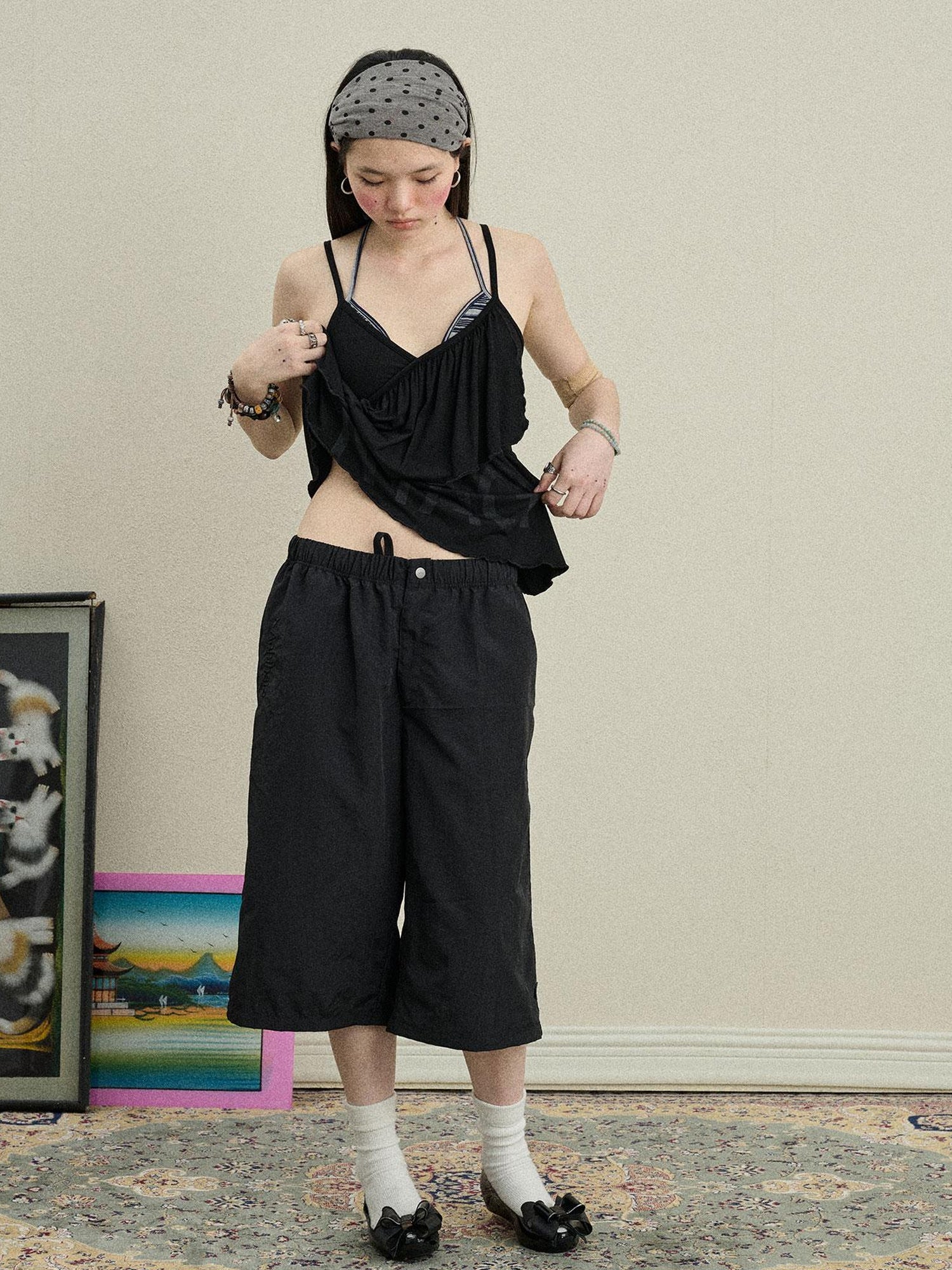 Achihara Chestnut Tree Print Camisole