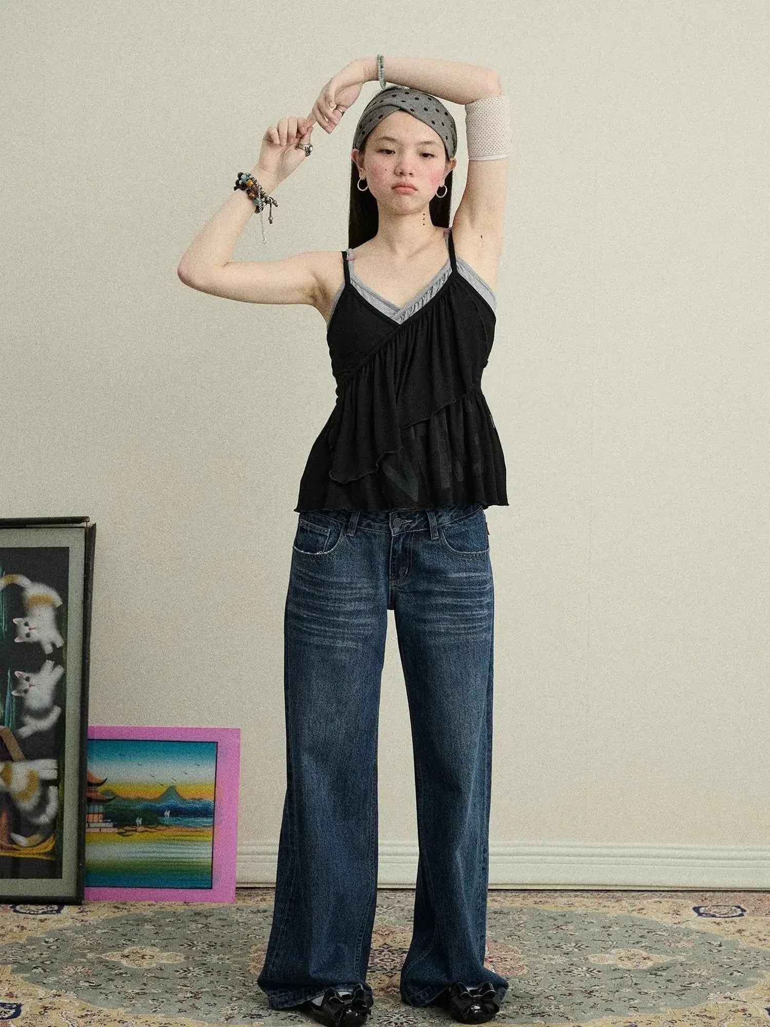 Chestnut Tree Print Camisole