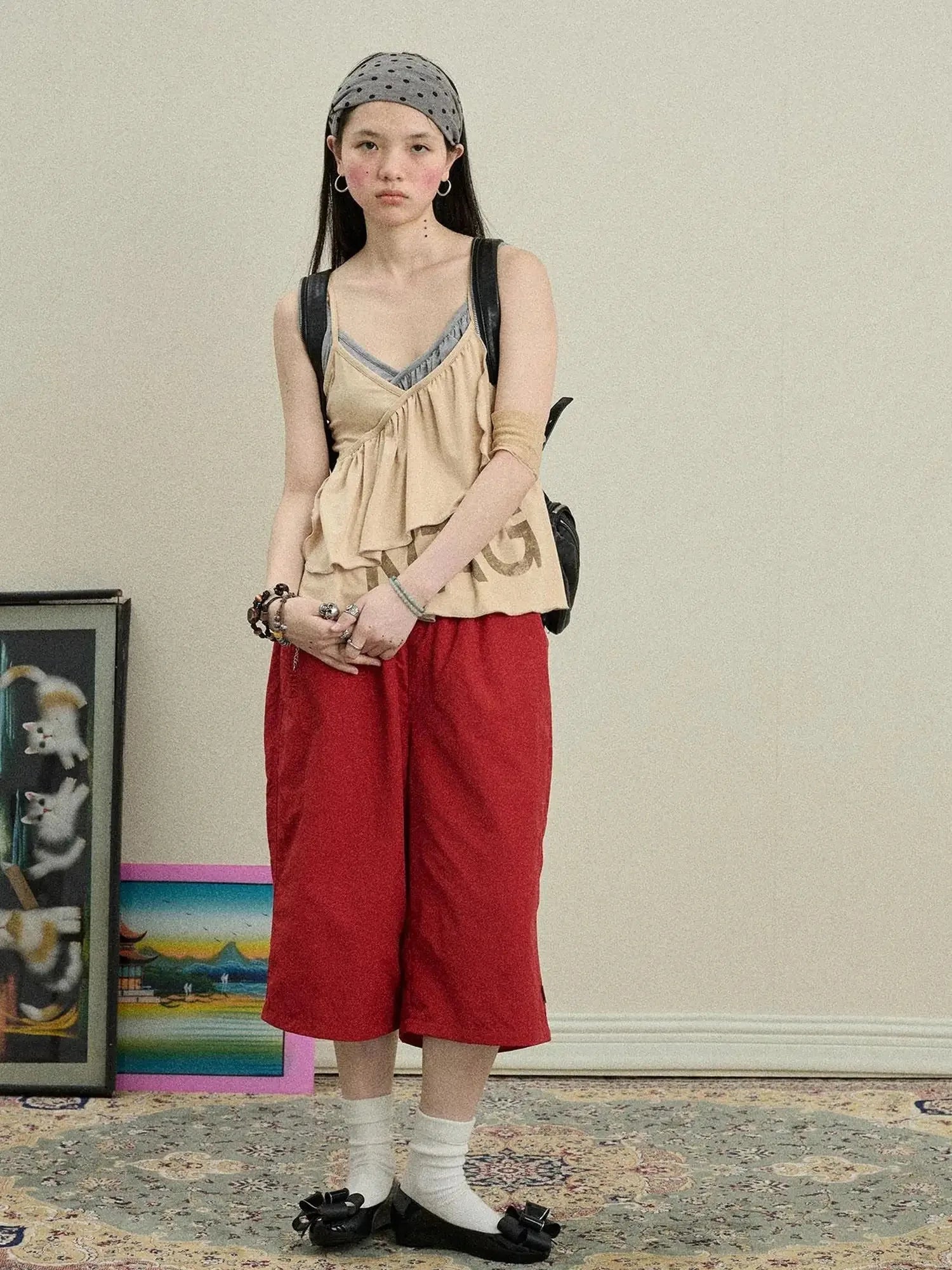 Chestnut Tree Print Camisole