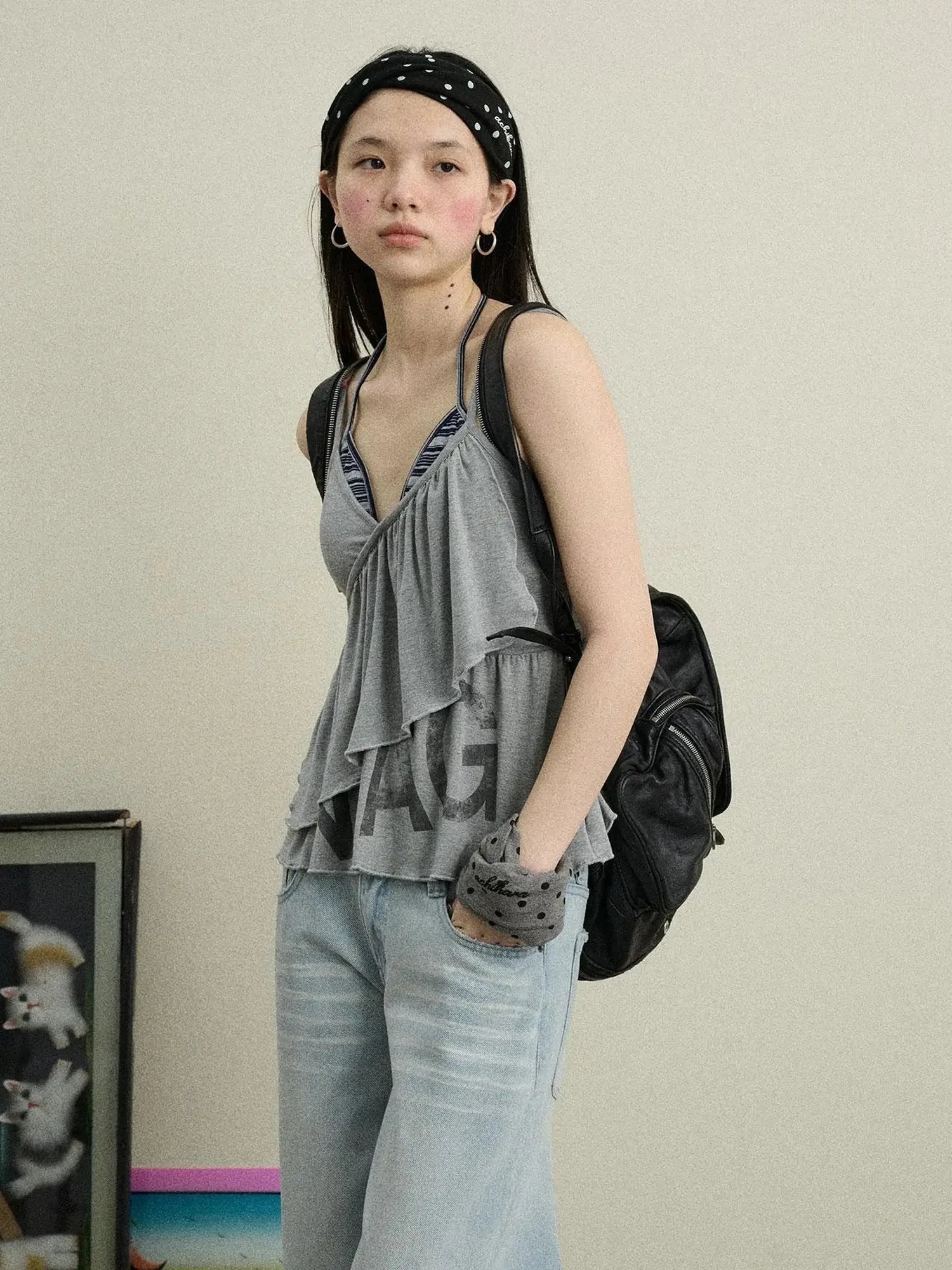 Chestnut Tree Print Camisole