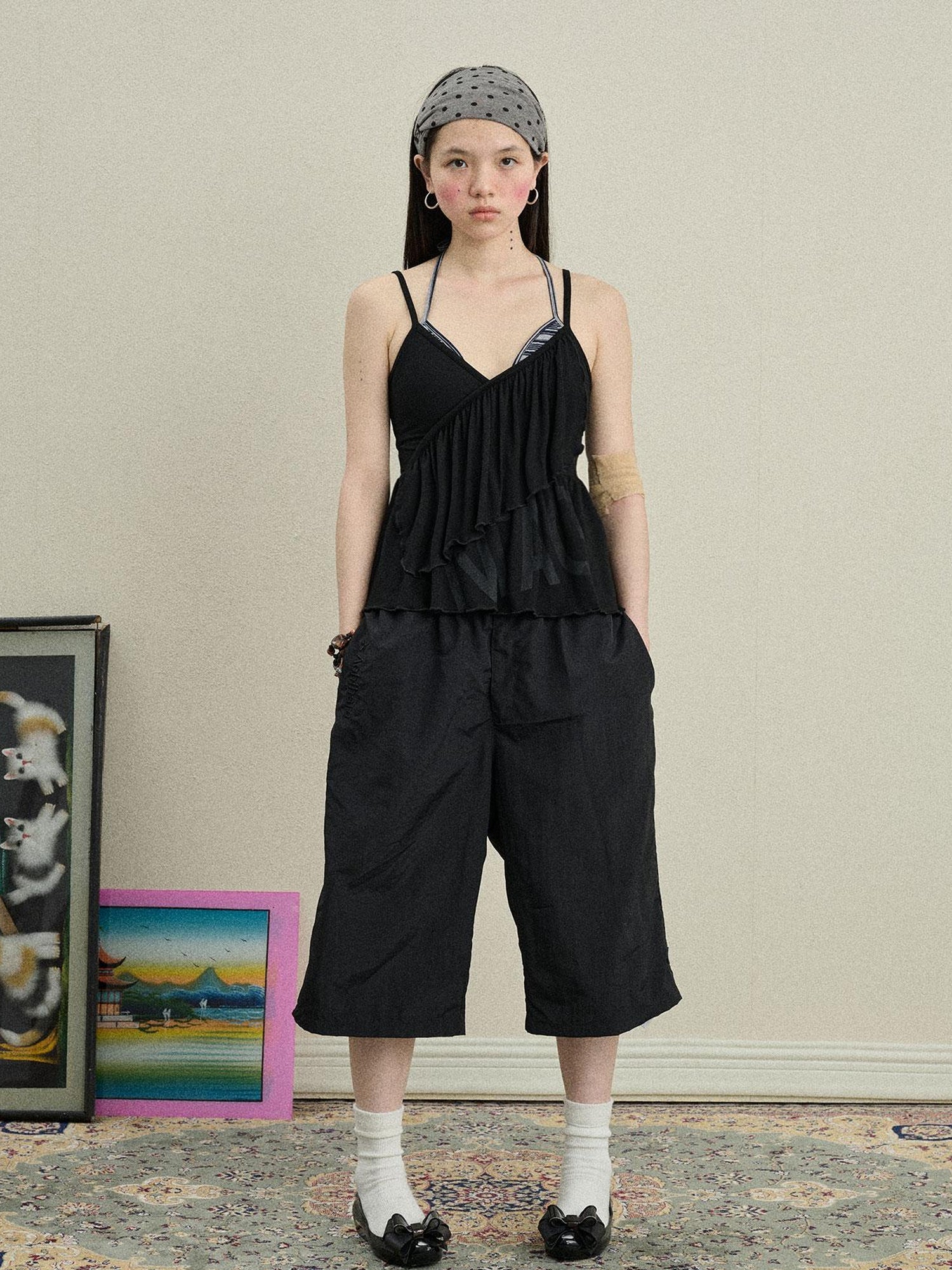 Achihara Chestnut Tree Print Camisole
