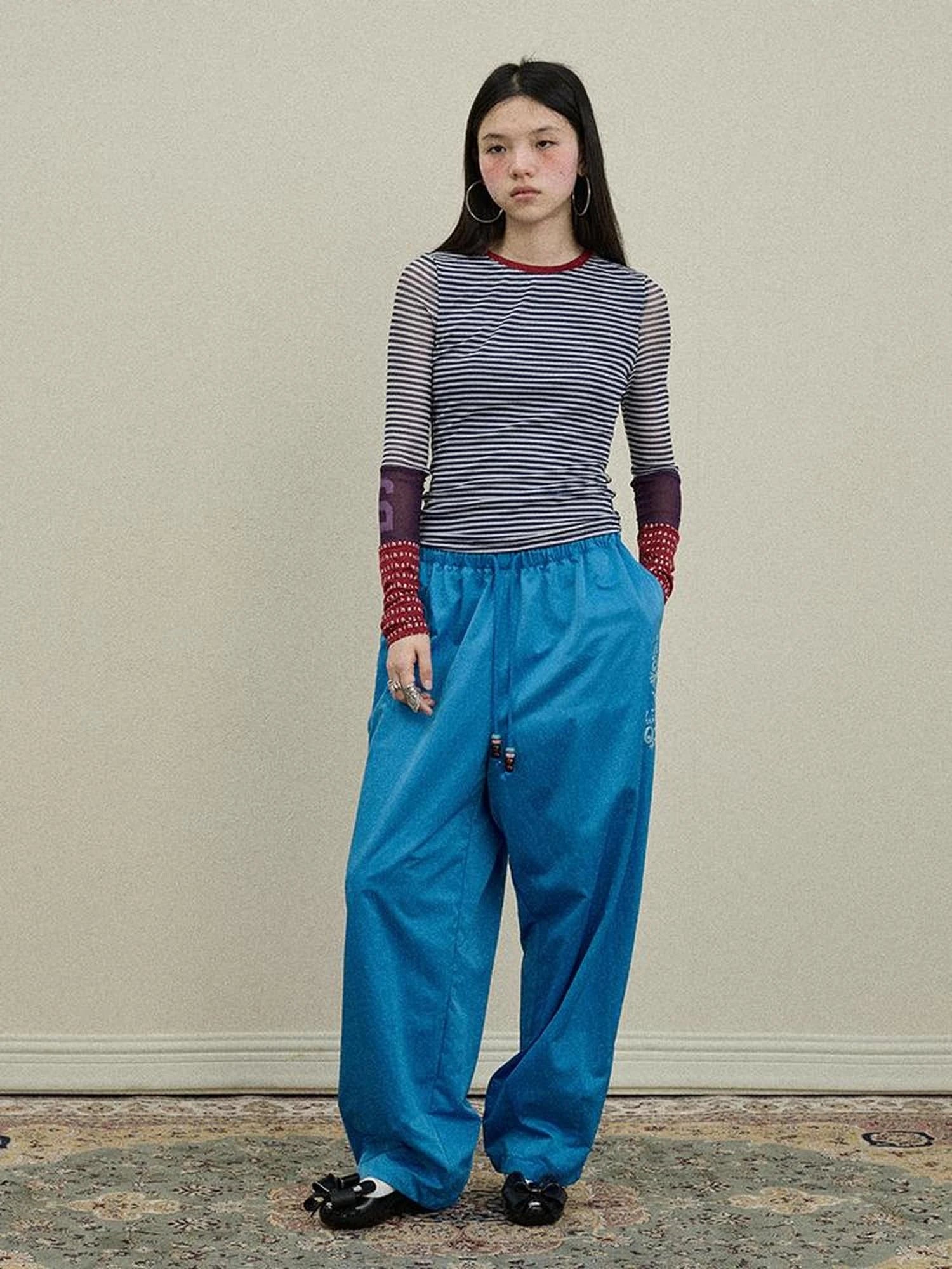 Colorful Banana Wide Leg Trousers