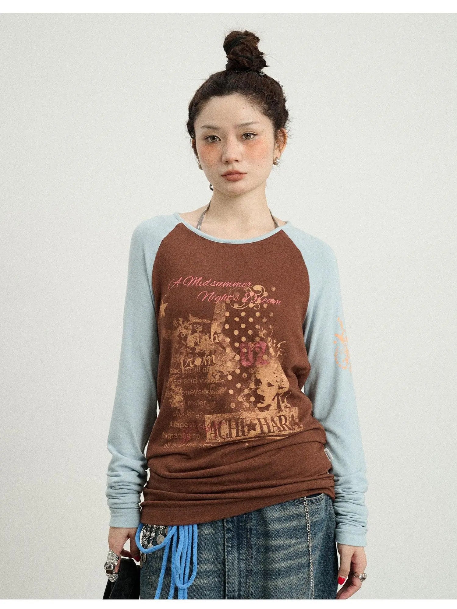 Cosmic Colorblock Long Sleeve Tee