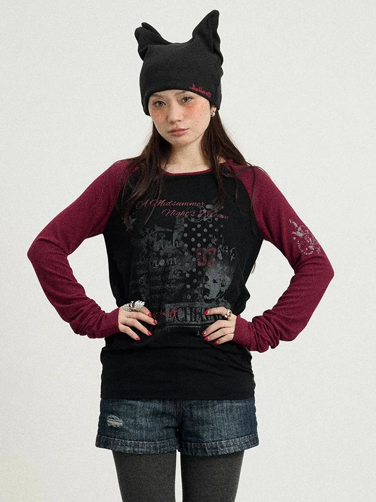 Cosmic Colorblock Long Sleeve Tee
