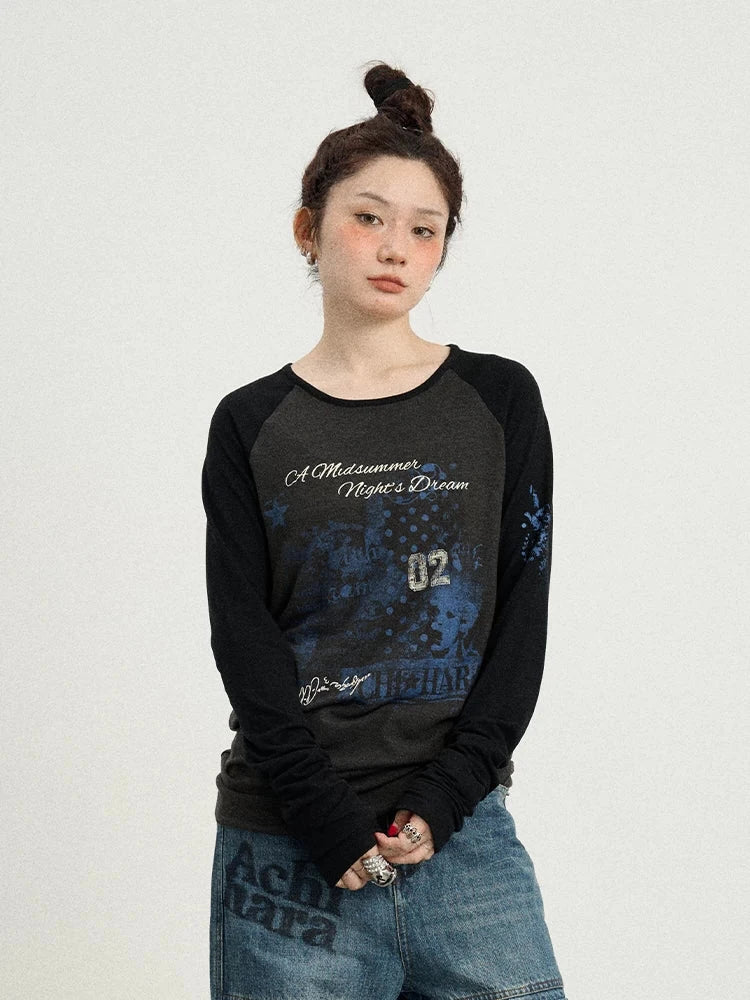 Cosmic Colorblock Long Sleeve Tee