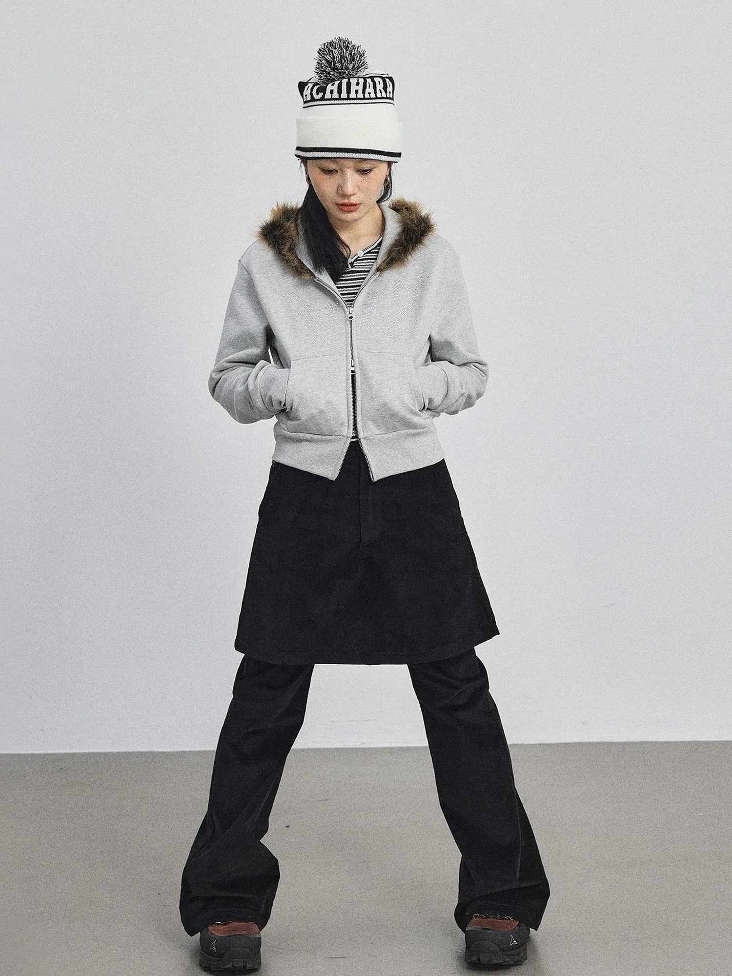 Cozy Fluffy Cropped Sweatshirt