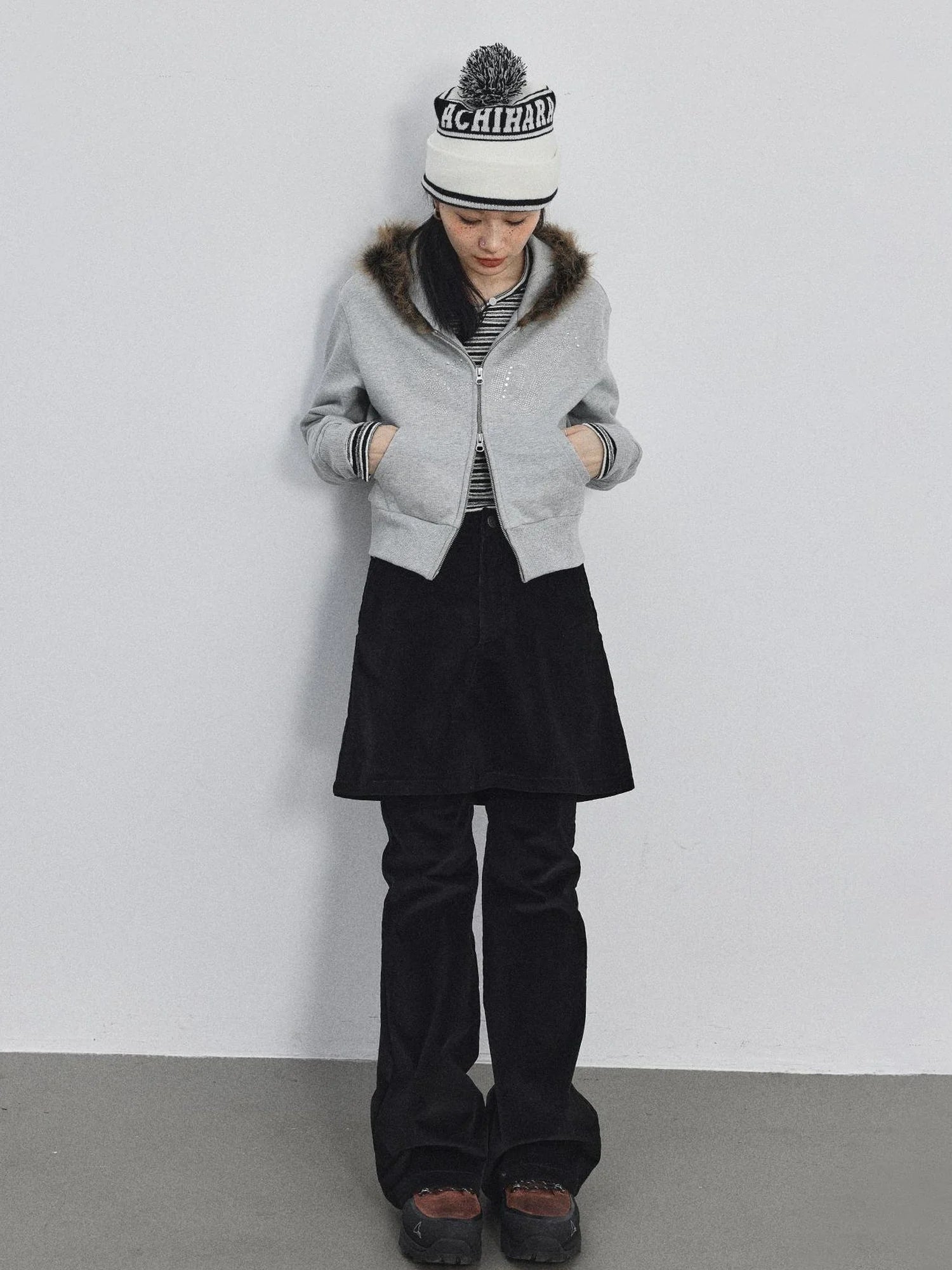 Cozy Fluffy Cropped Sweatshirt