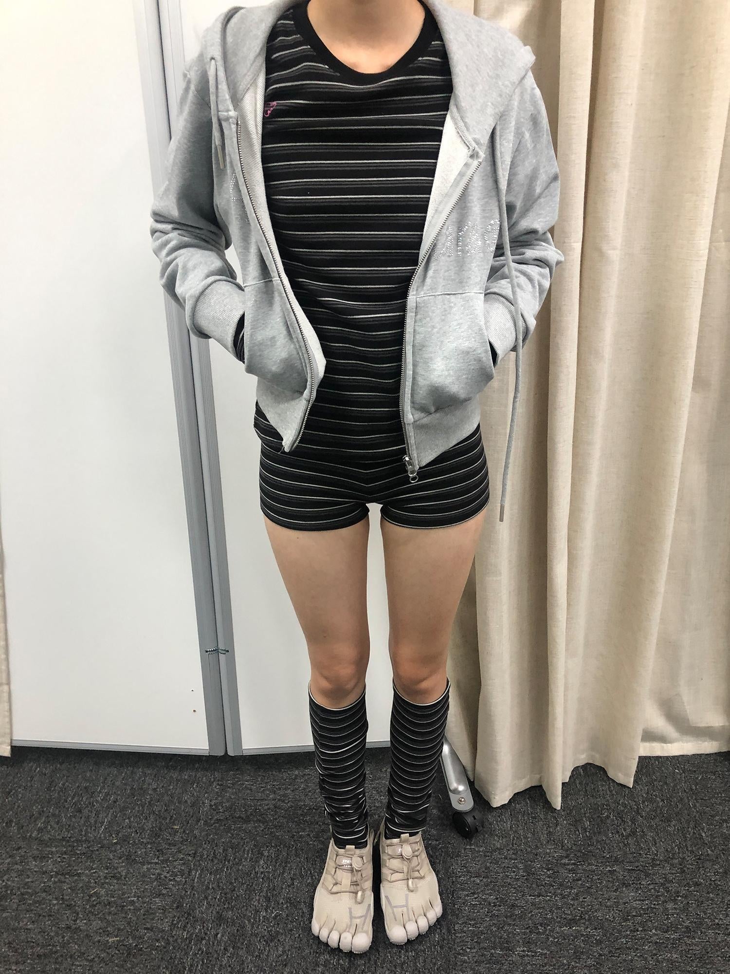 Achihara Crab Seal Rose High Waist Breton Leggings