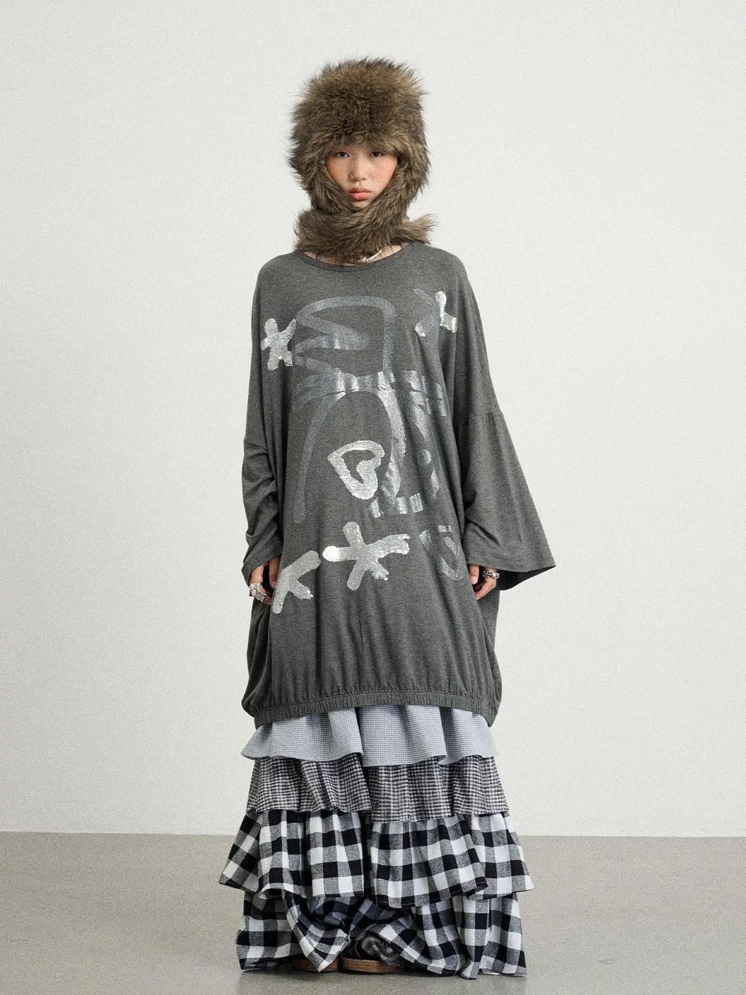 Dancing Bobo Monster Glitter Loose Tee