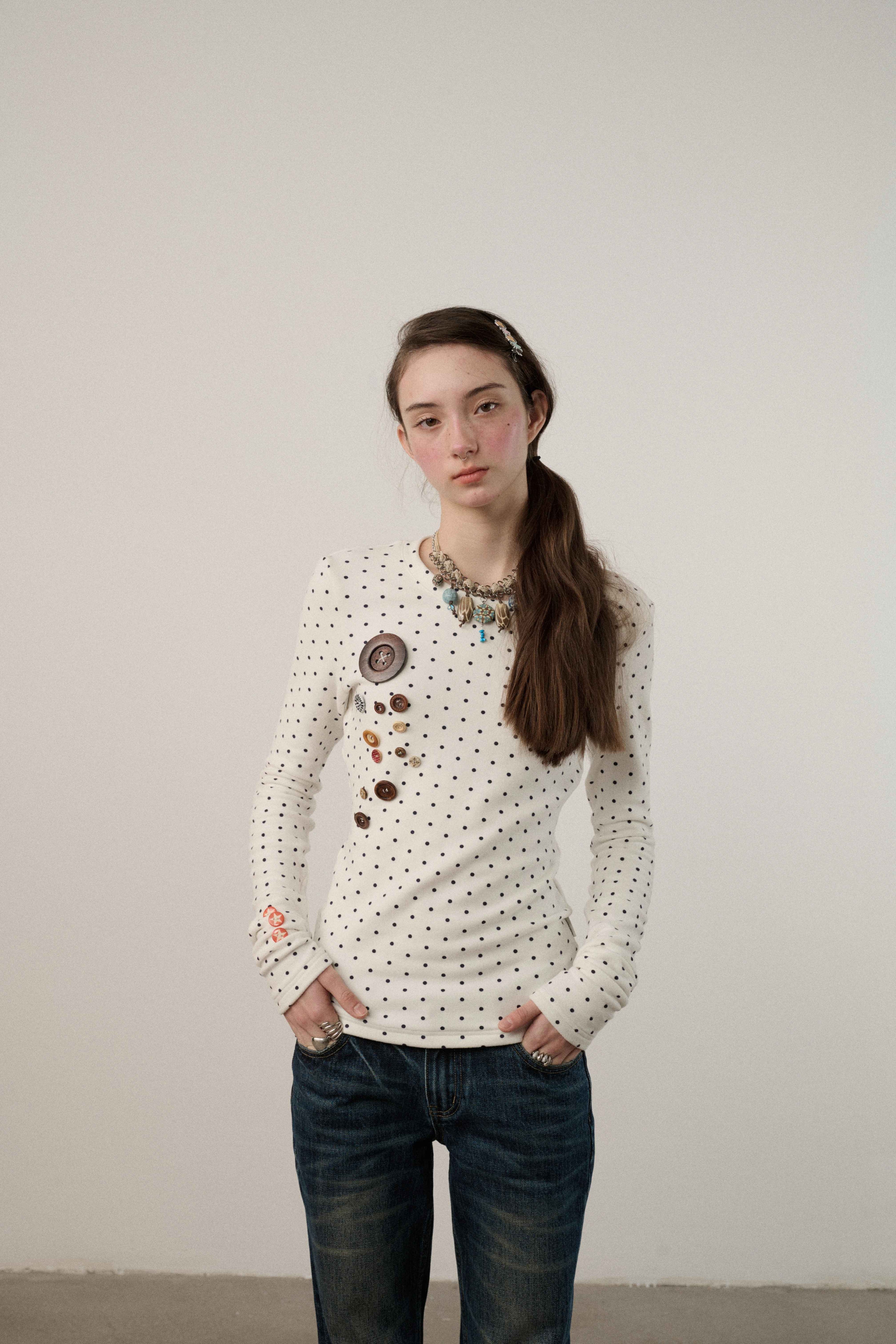 Achihara_Derong_Viscose_Spandex_Polka_Dot_Long_Sleeve_Straight_Fit_Women_T-Shirt_MISSTT