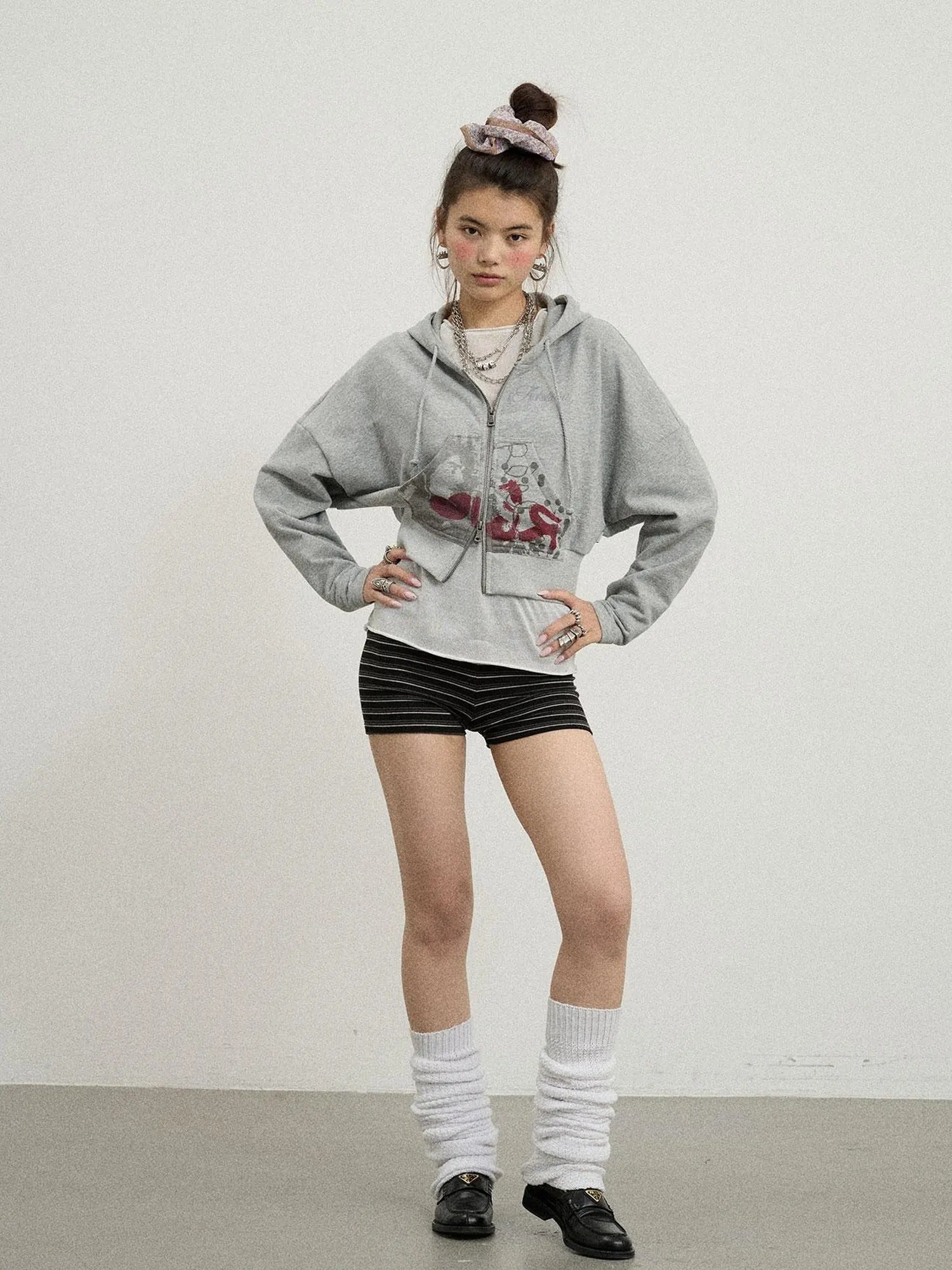 Dreamwave Cropped Hoodie