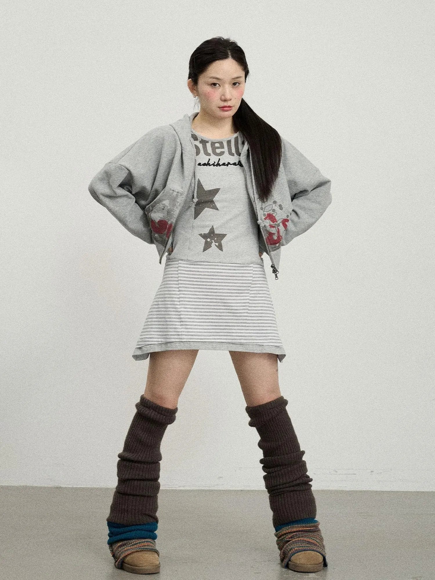 Dreamwave Cropped Hoodie