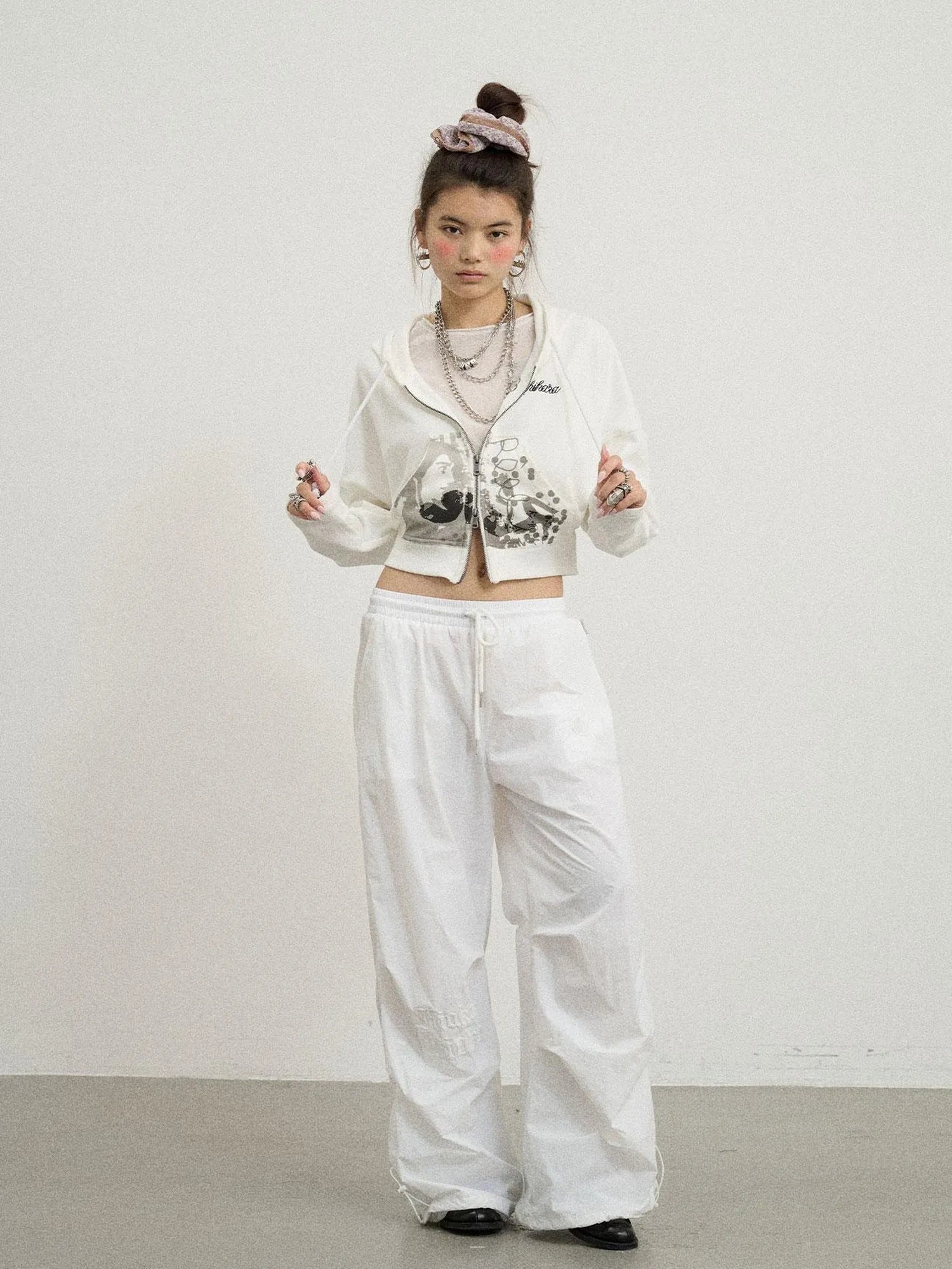Dreamwave Cropped Hoodie