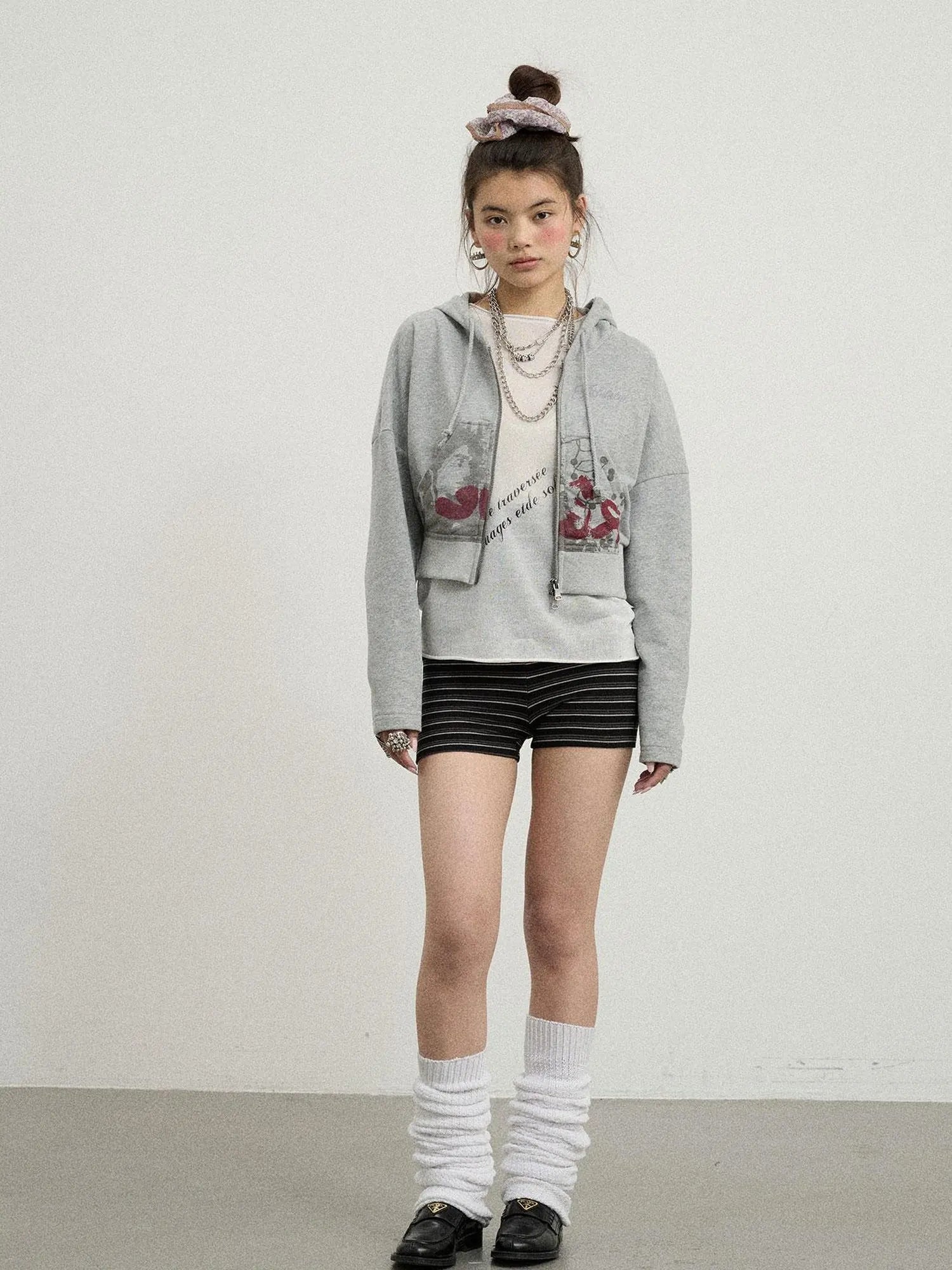 Dreamwave Cropped Hoodie