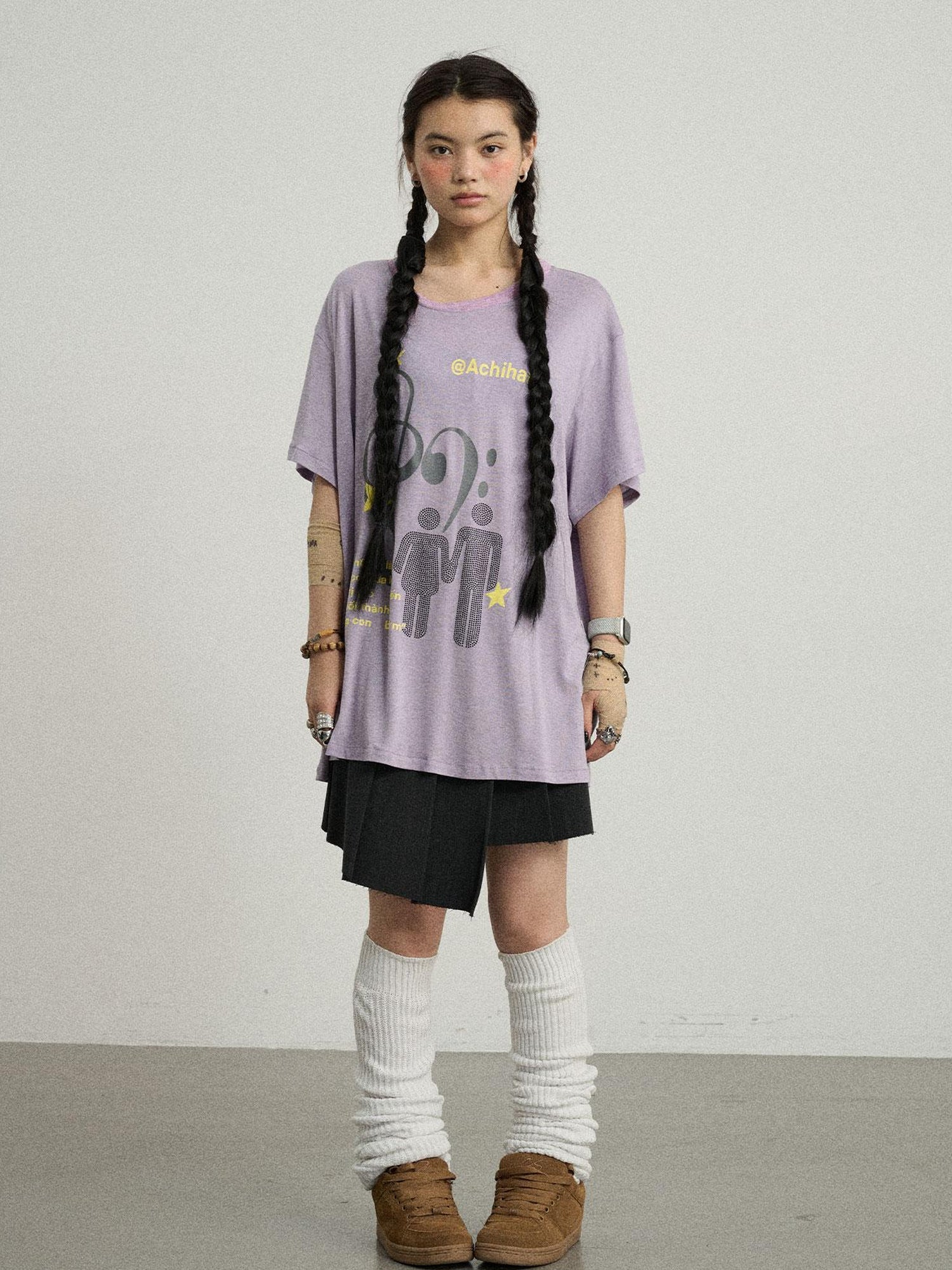Achihara Electronic Bestie Relaxed Fit Tee