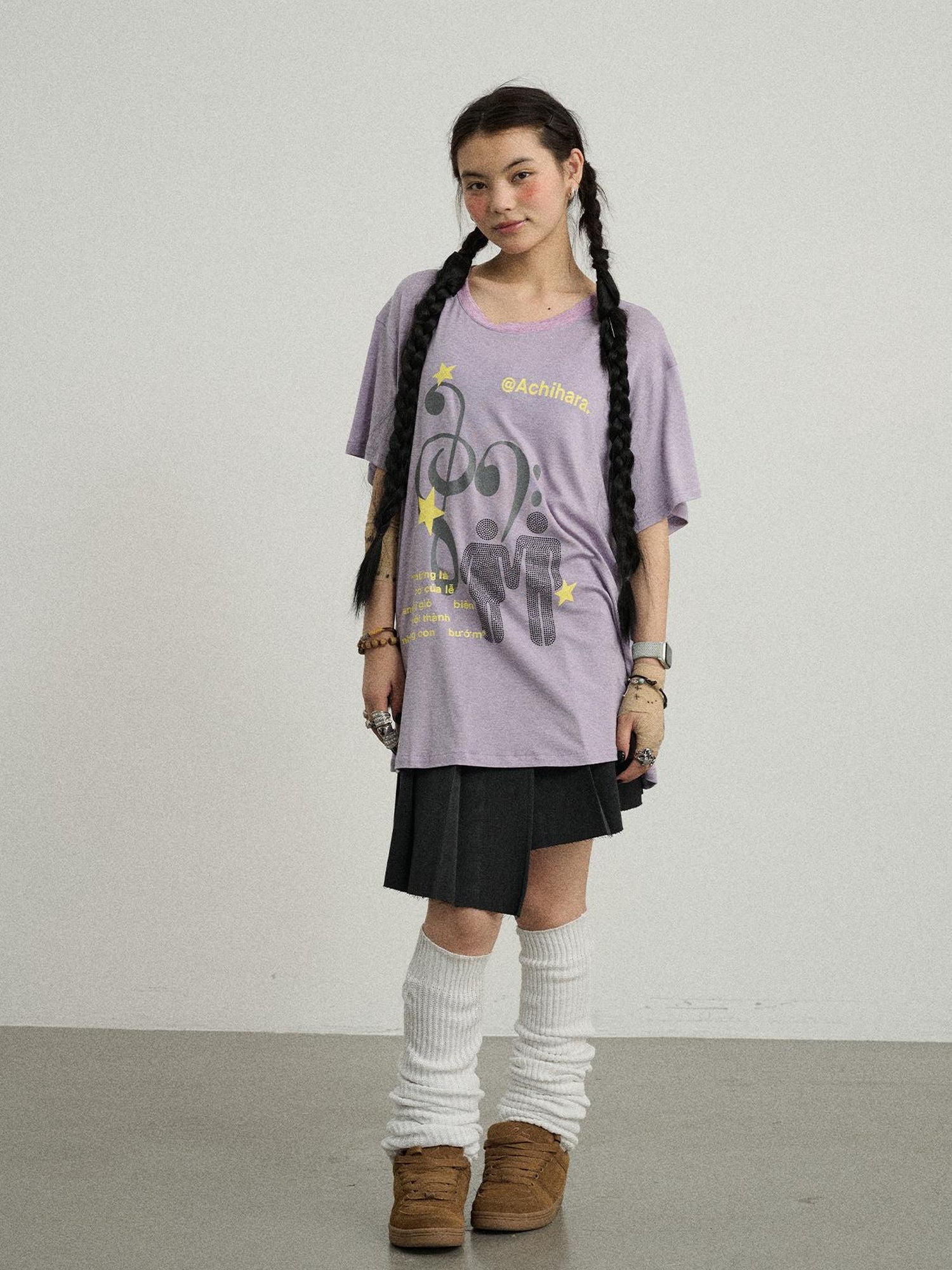 Achihara Electronic Bestie Relaxed Fit Tee