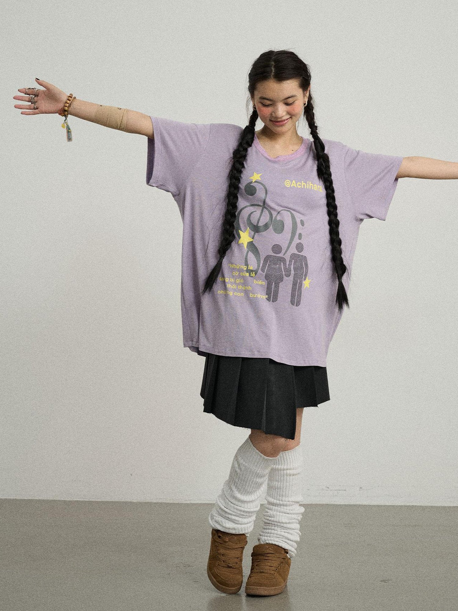 Achihara Electronic Bestie Relaxed Fit Tee
