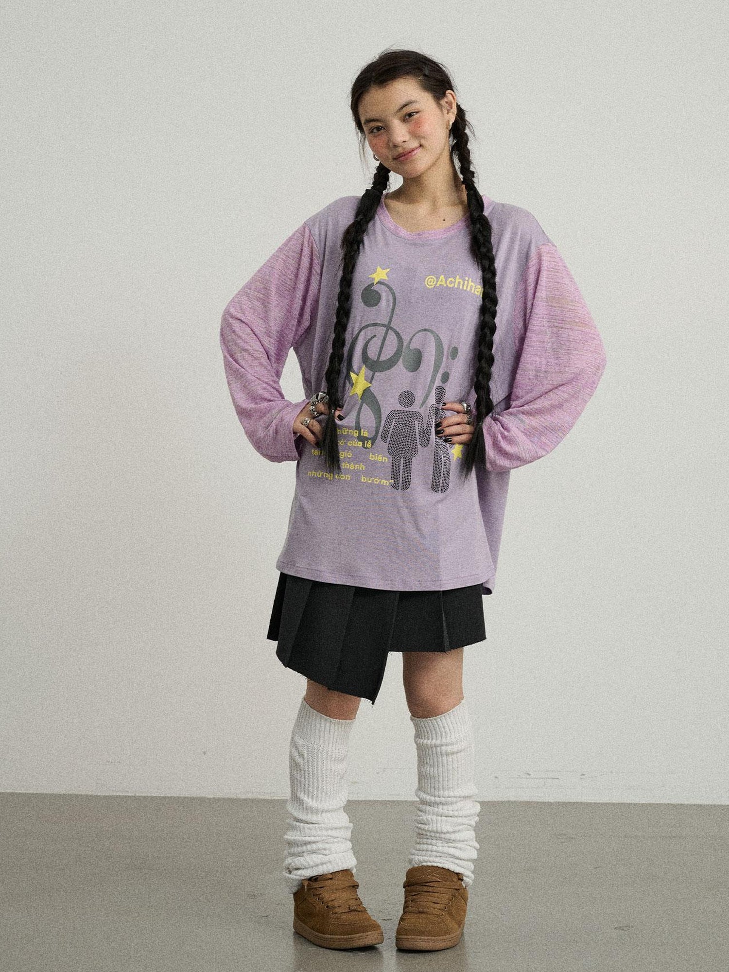 Achihara Electronic Bestie Relaxed Fit Tee