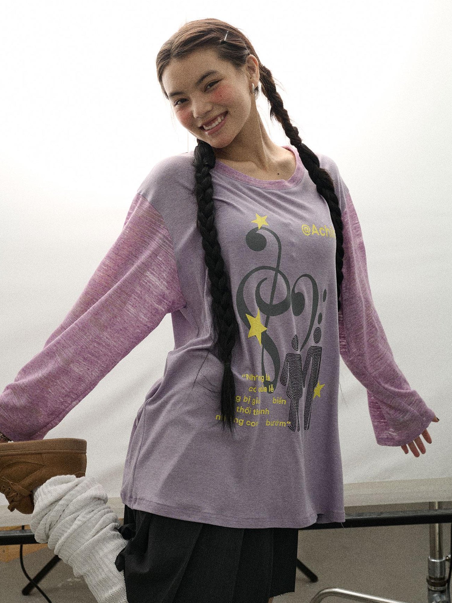 Achihara Electronic Bestie Relaxed Fit Tee