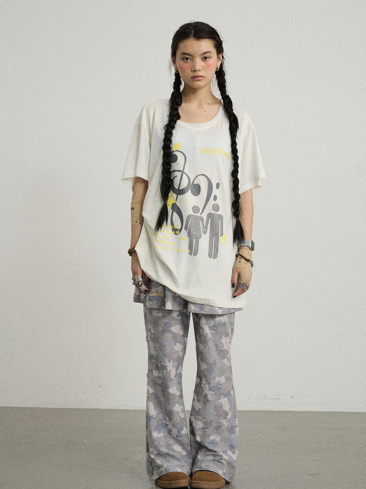 Achihara Electronic Bestie Relaxed Fit Tee