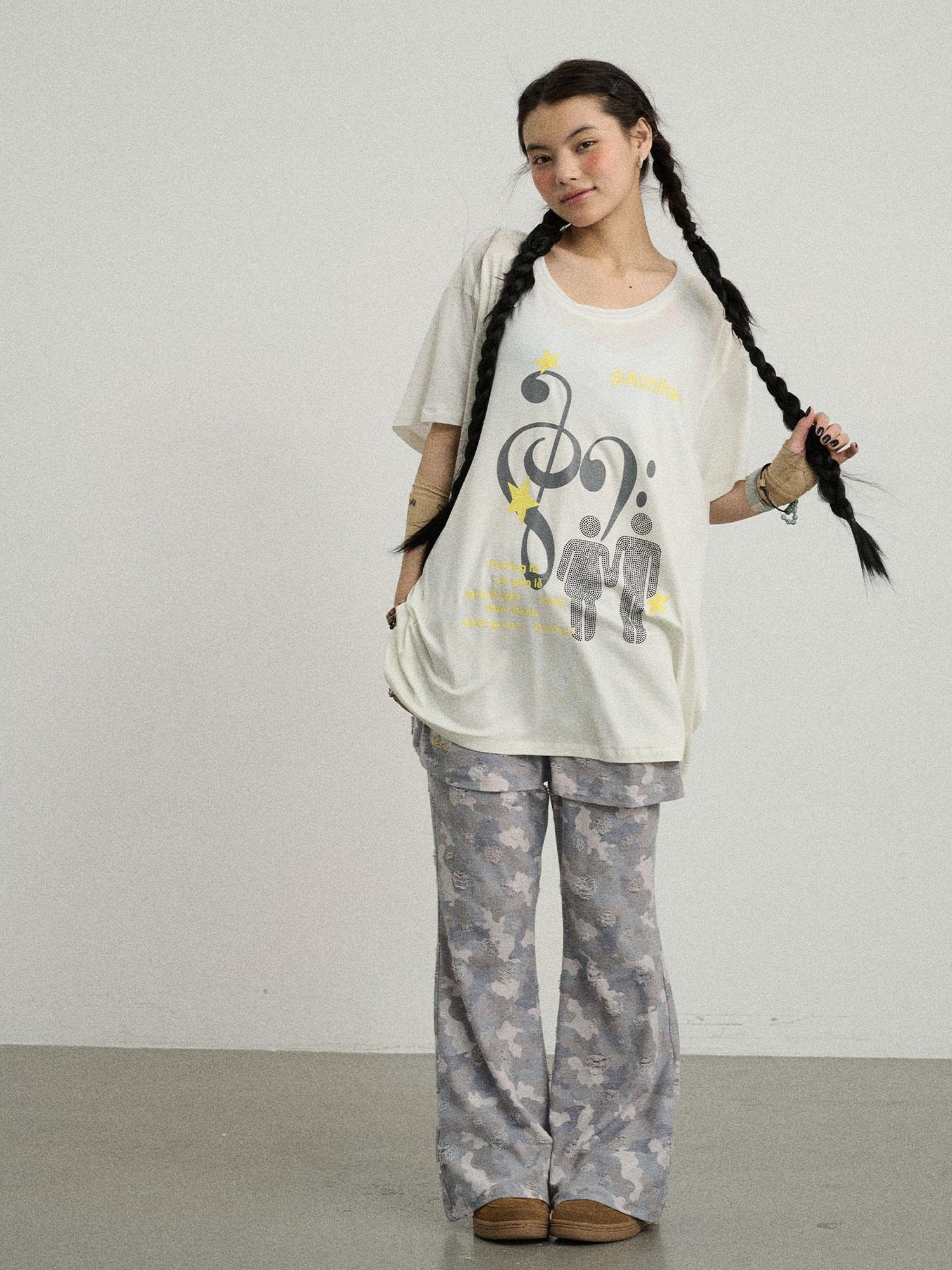 Achihara Electronic Bestie Relaxed Fit Tee