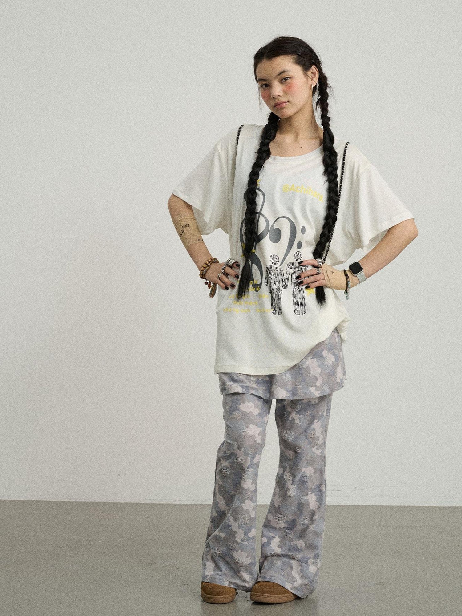 Achihara Electronic Bestie Relaxed Fit Tee