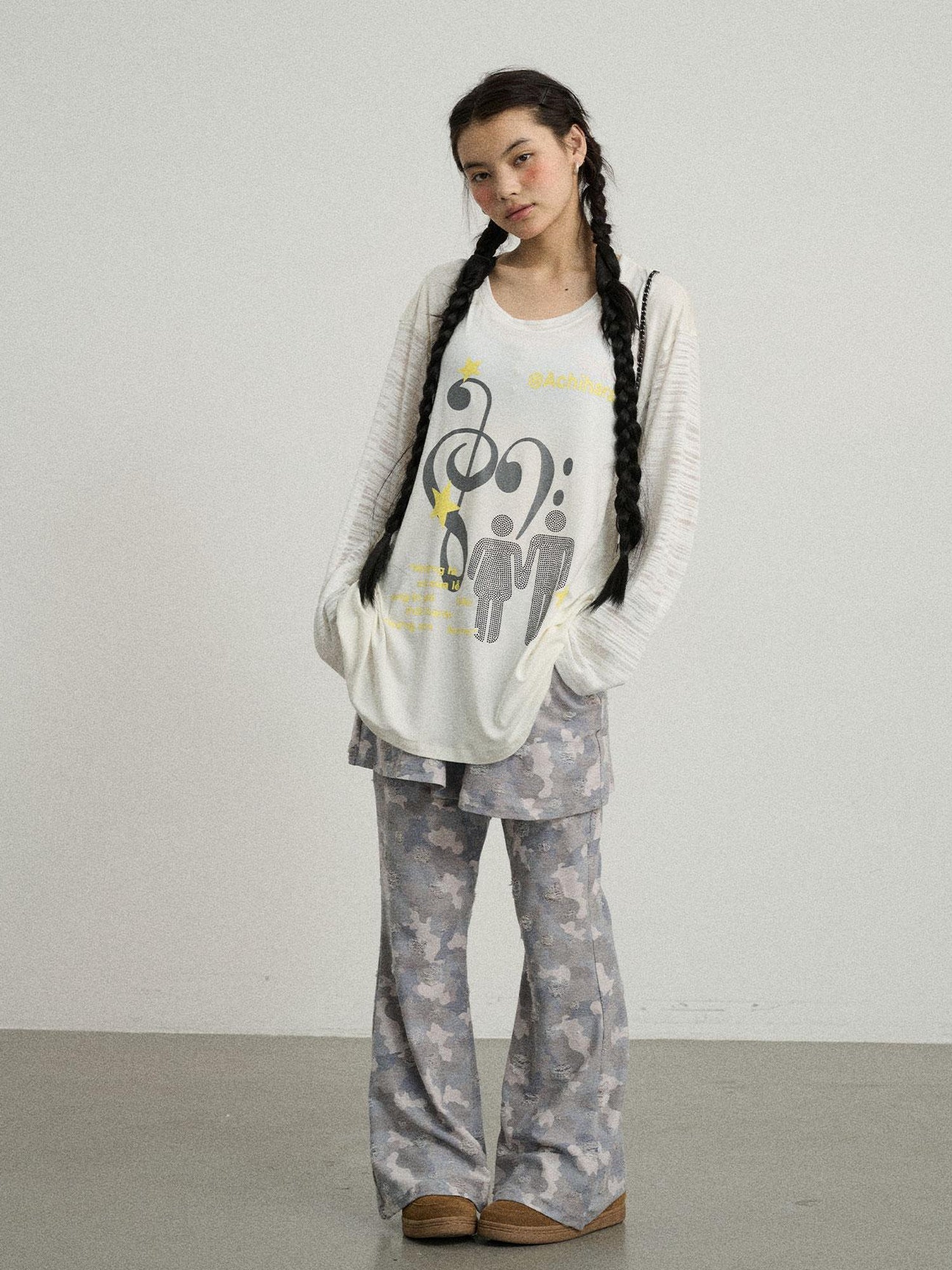 Achihara Electronic Bestie Relaxed Fit Tee