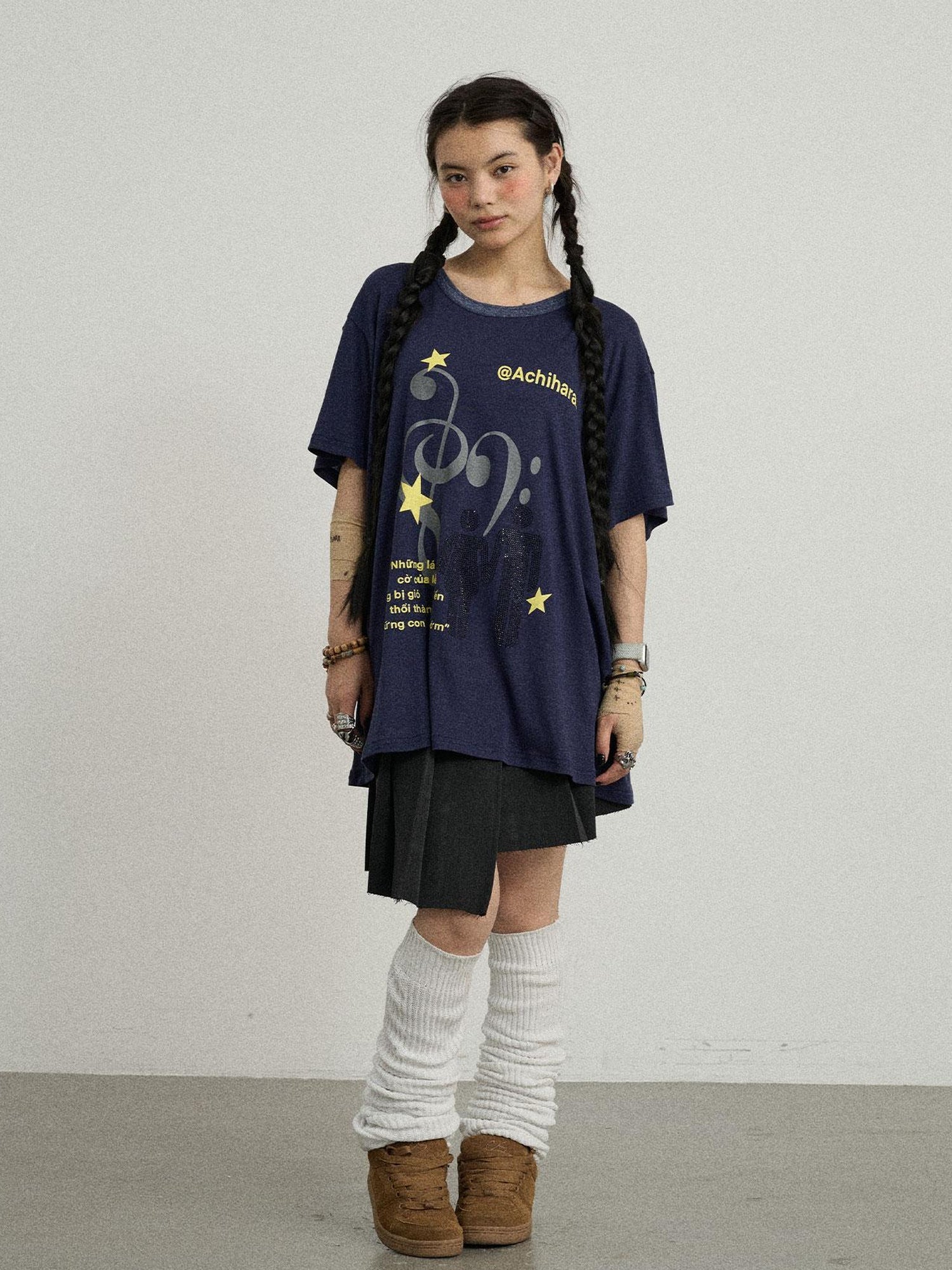 Achihara Electronic Bestie Relaxed Fit Tee