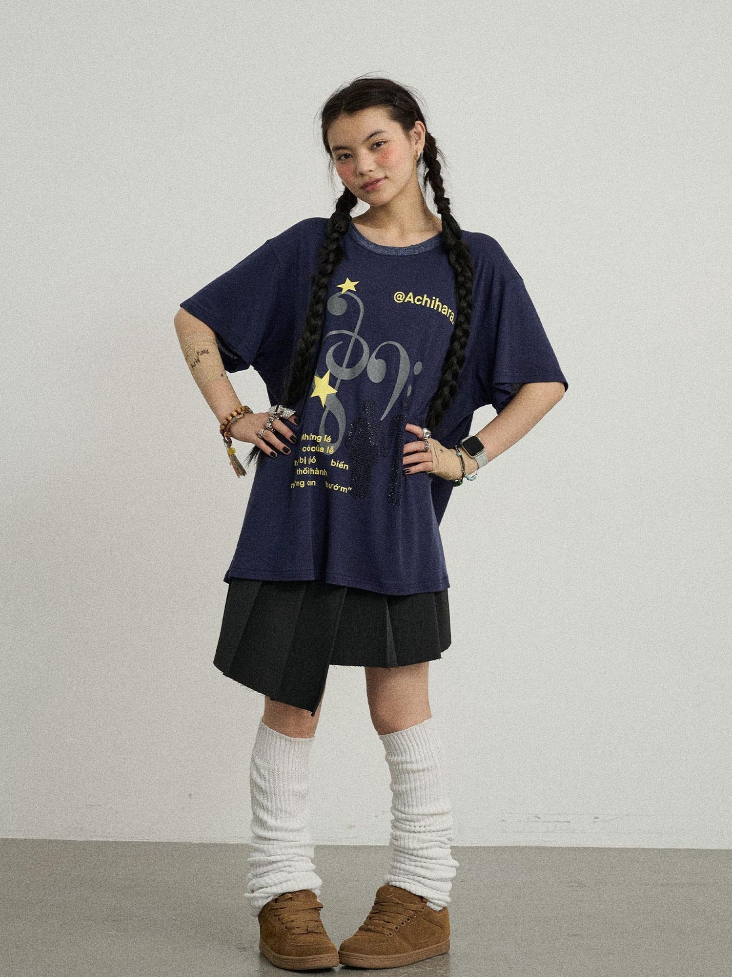 Achihara Electronic Bestie Relaxed Fit Tee