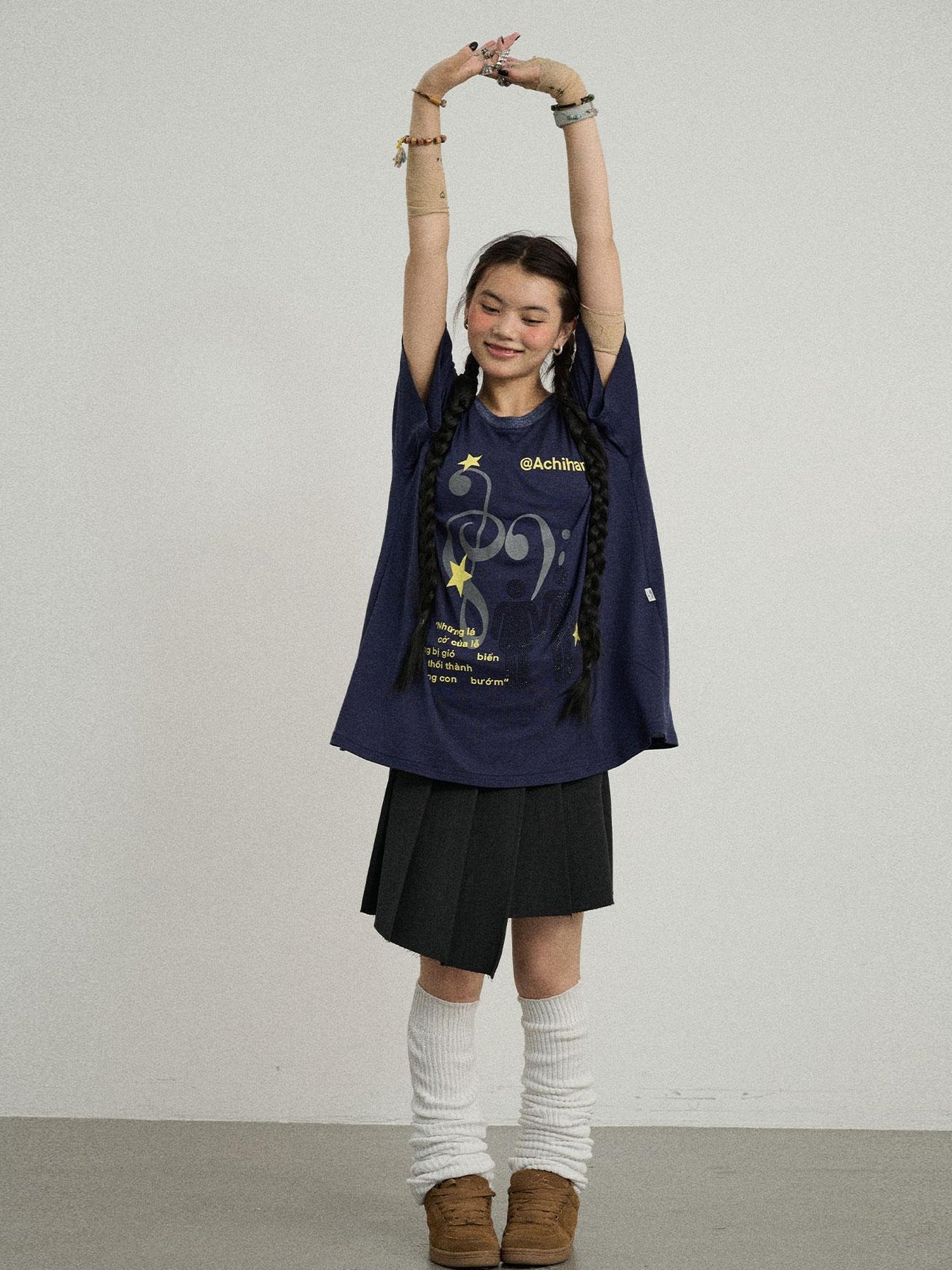 Achihara Electronic Bestie Relaxed Fit Tee