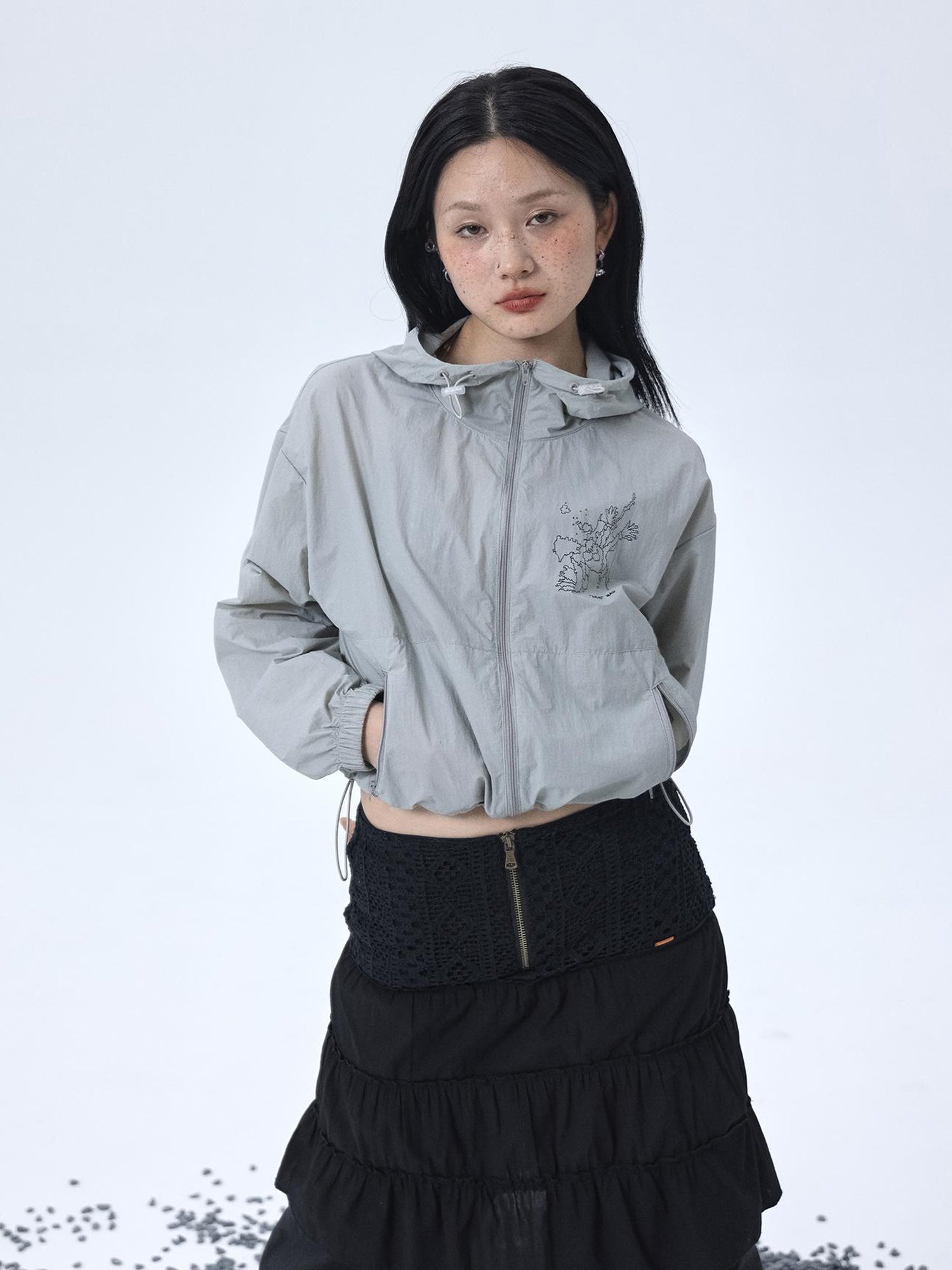 Achihara Expired Ice Lightweight Hooded Sun Protection Jacket