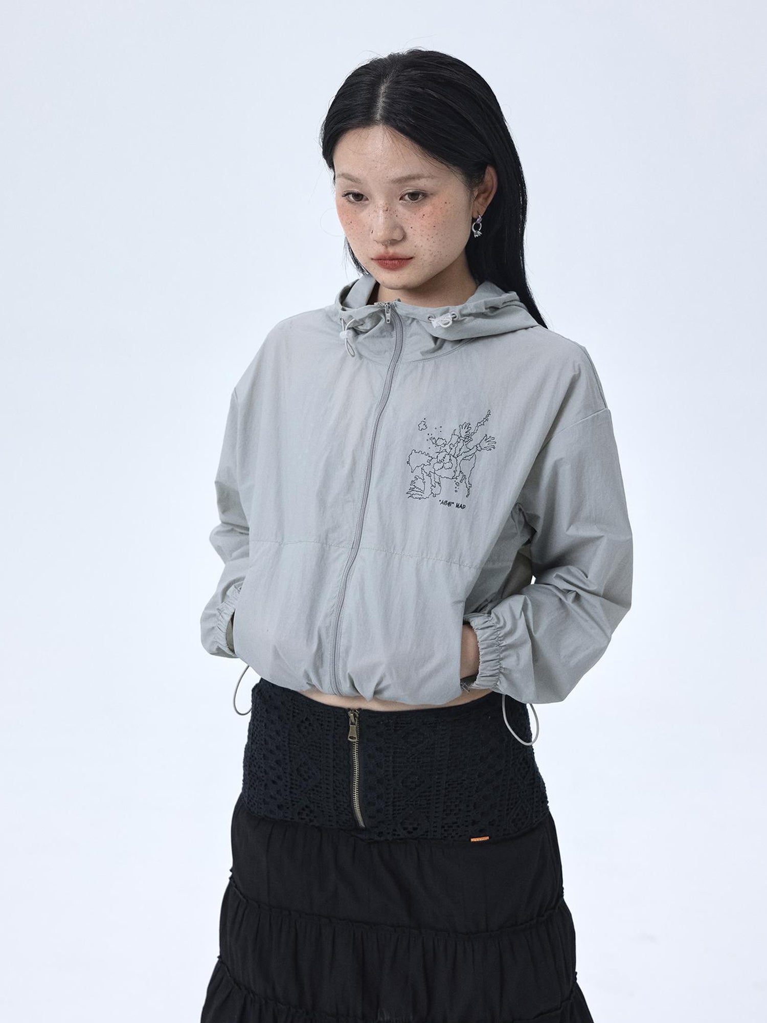 Achihara Expired Ice Lightweight Hooded Sun Protection Jacket