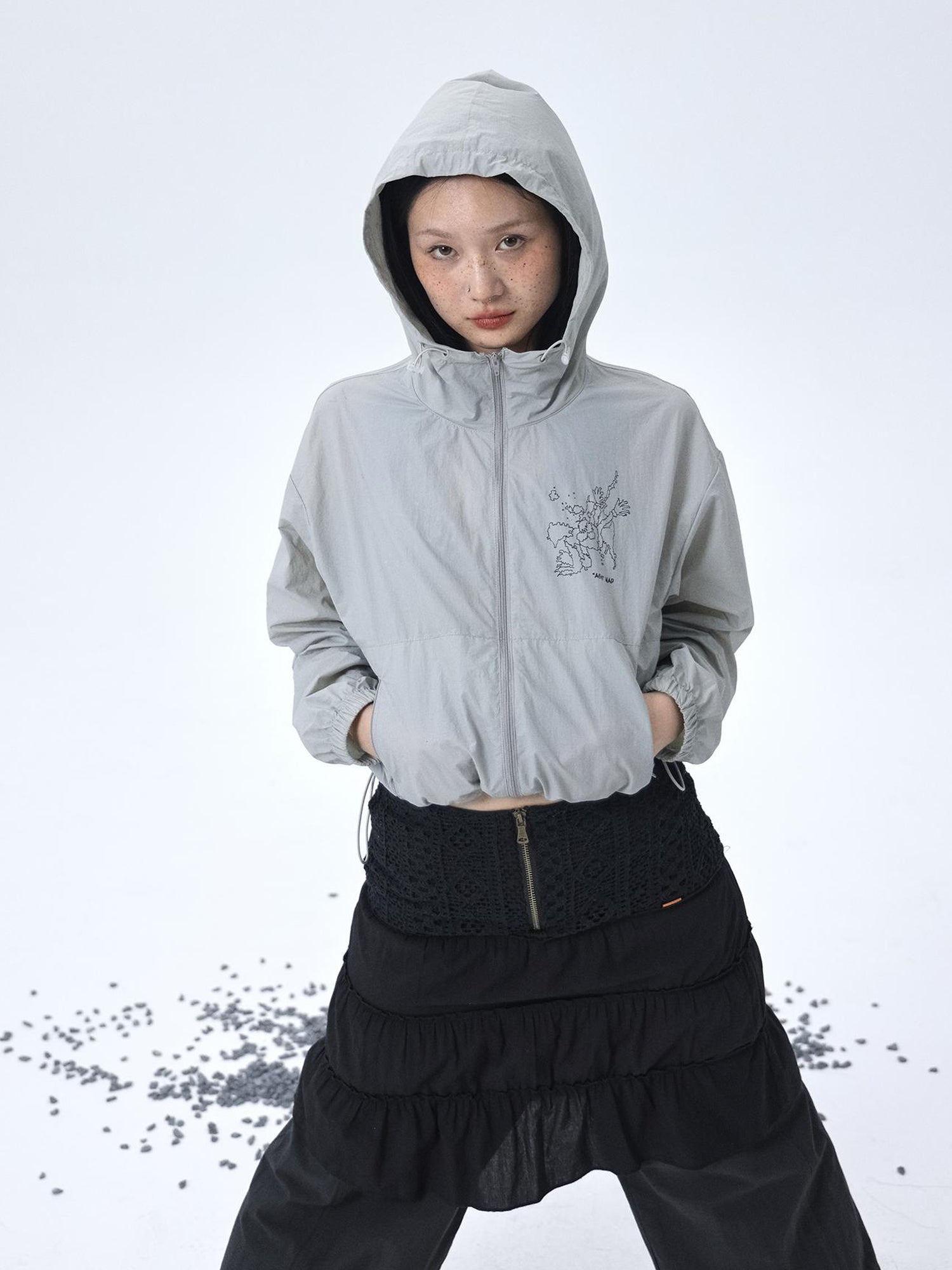 Achihara Expired Ice Lightweight Hooded Sun Protection Jacket