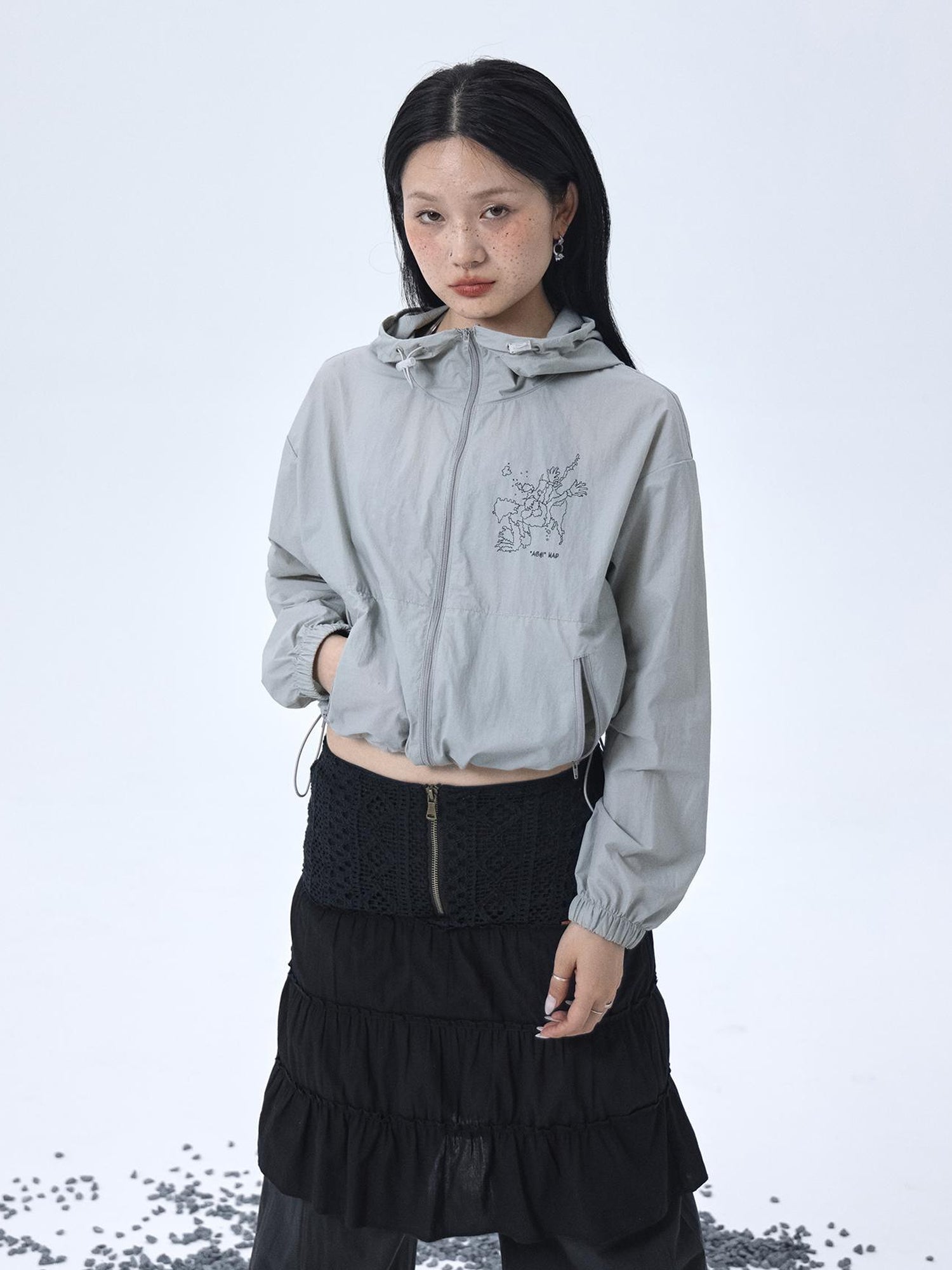 Achihara Expired Ice Lightweight Hooded Sun Protection Jacket