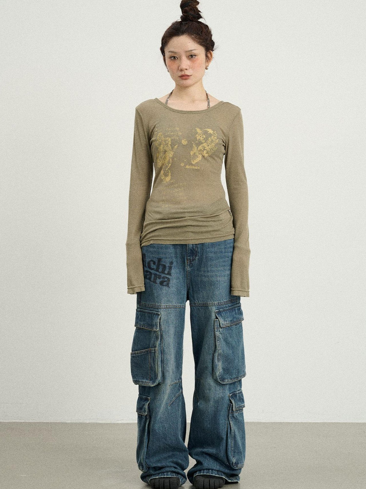 Achihara Fish Princess Long Sleeve T-shirt