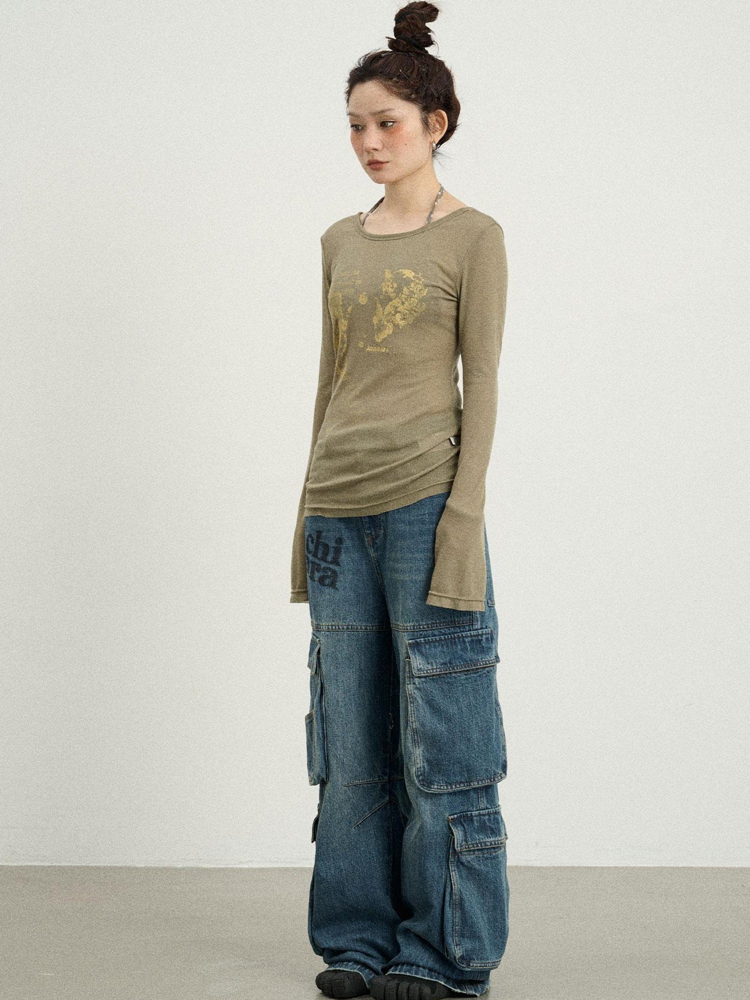 Achihara Fish Princess Long Sleeve T-shirt