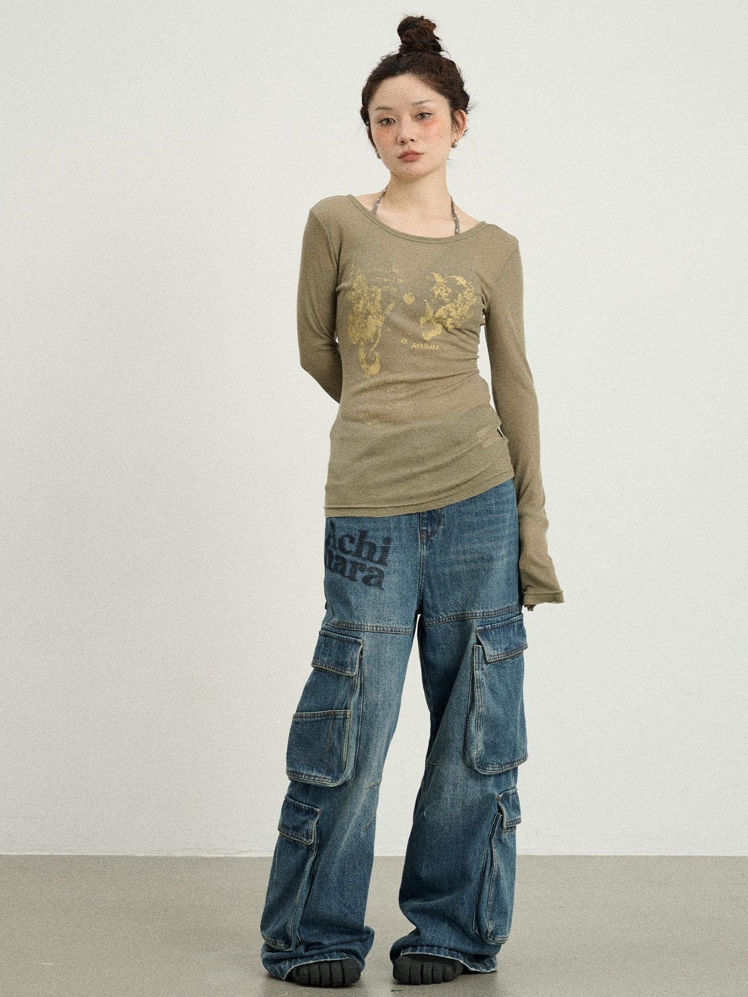 Achihara Fish Princess Long Sleeve T-shirt