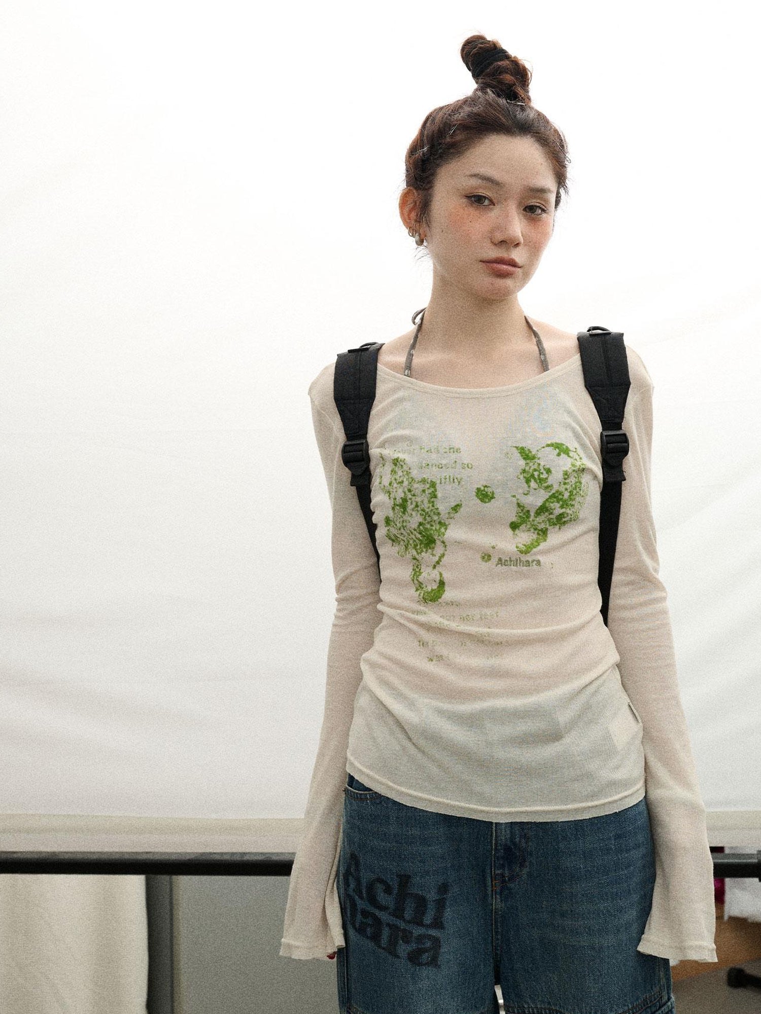 Achihara Fish Princess Long Sleeve T-shirt