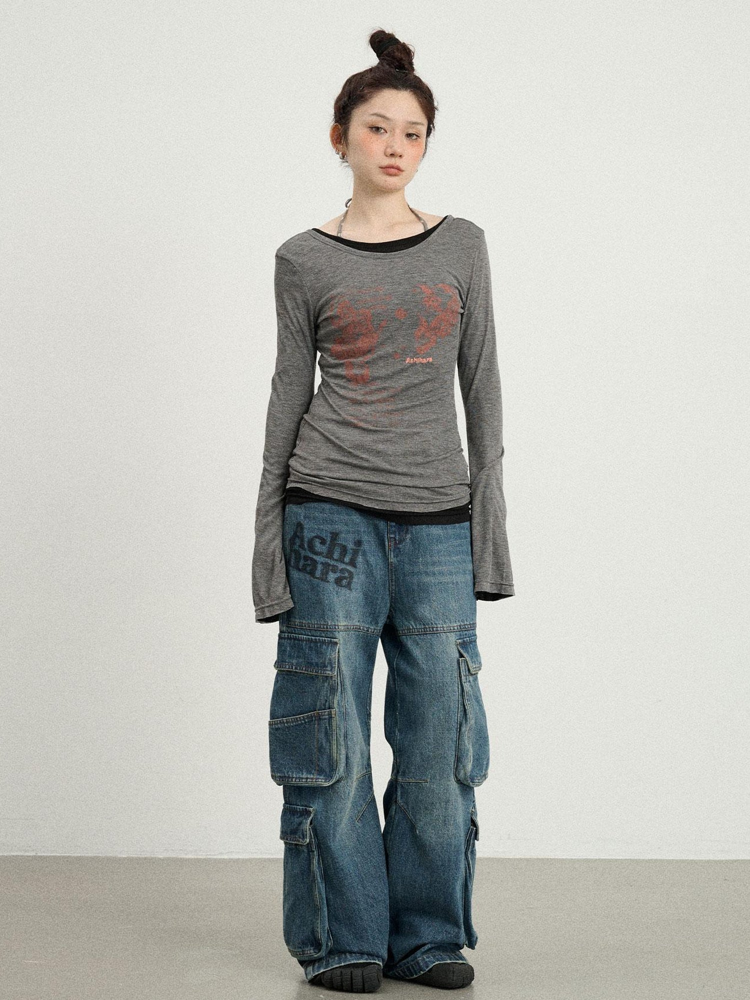 Achihara Fish Princess Long Sleeve T-shirt