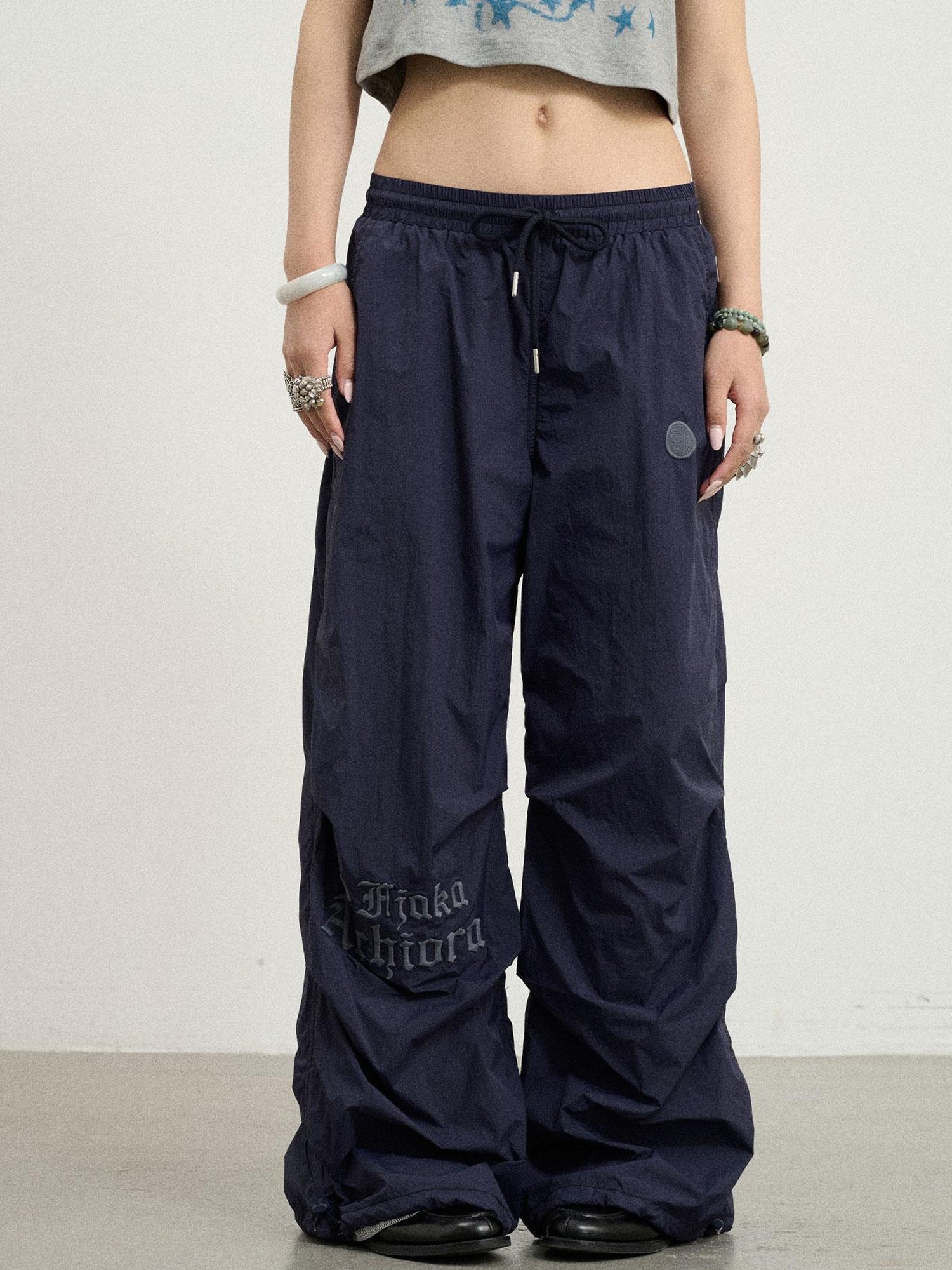 Achihara Freedom Growth Wide Leg Cargo Pants