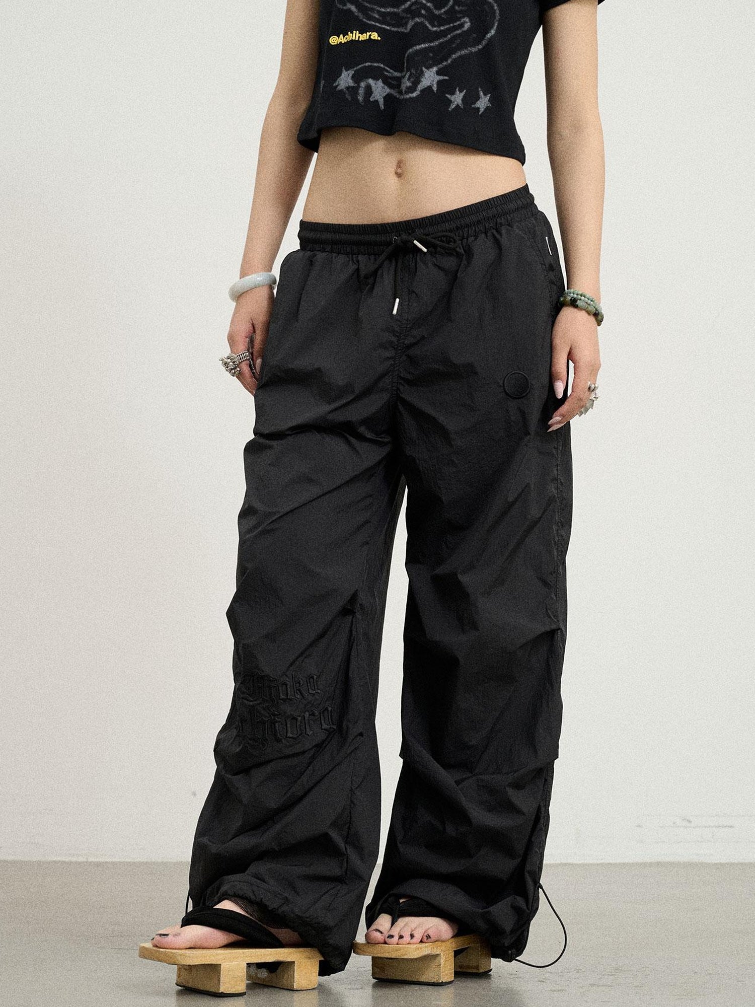 Achihara Freedom Growth Wide Leg Cargo Pants