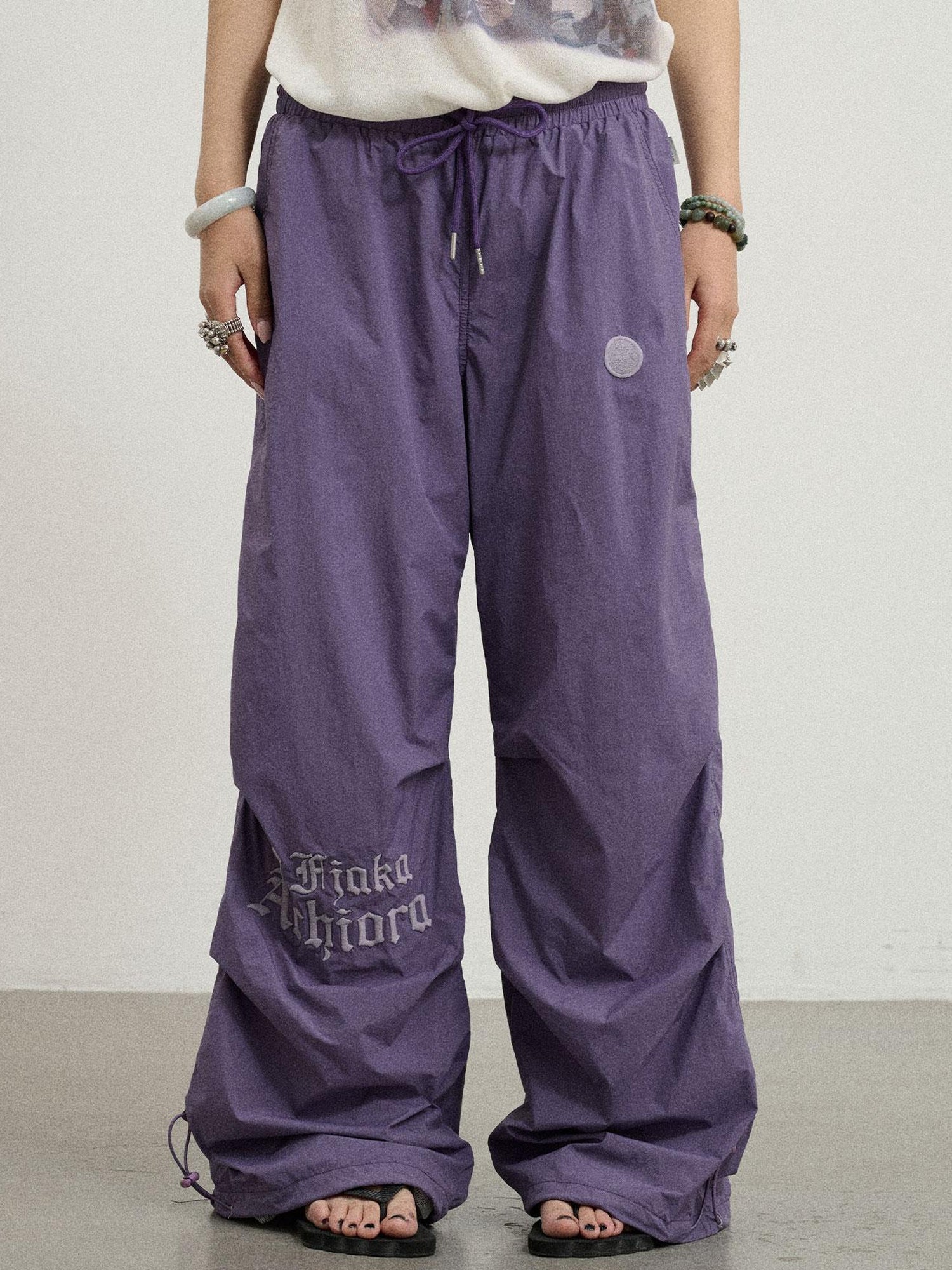 Achihara Freedom Growth Wide Leg Cargo Pants