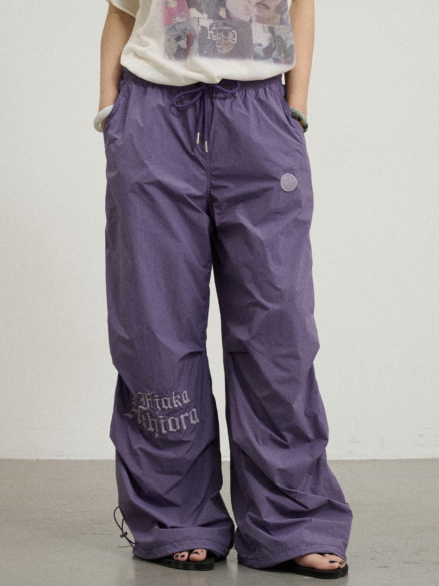 Achihara Freedom Growth Wide Leg Cargo Pants