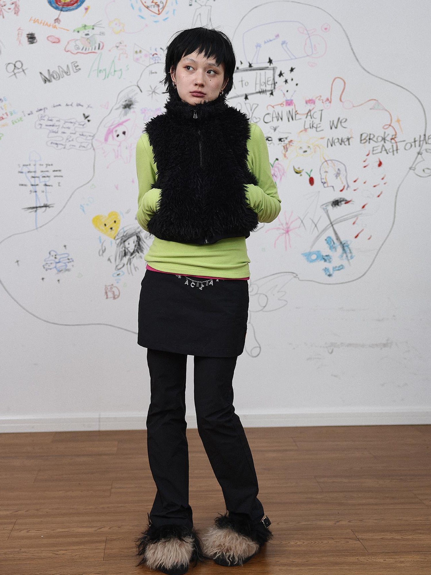 Achihara Furry Monster Four Season Vest