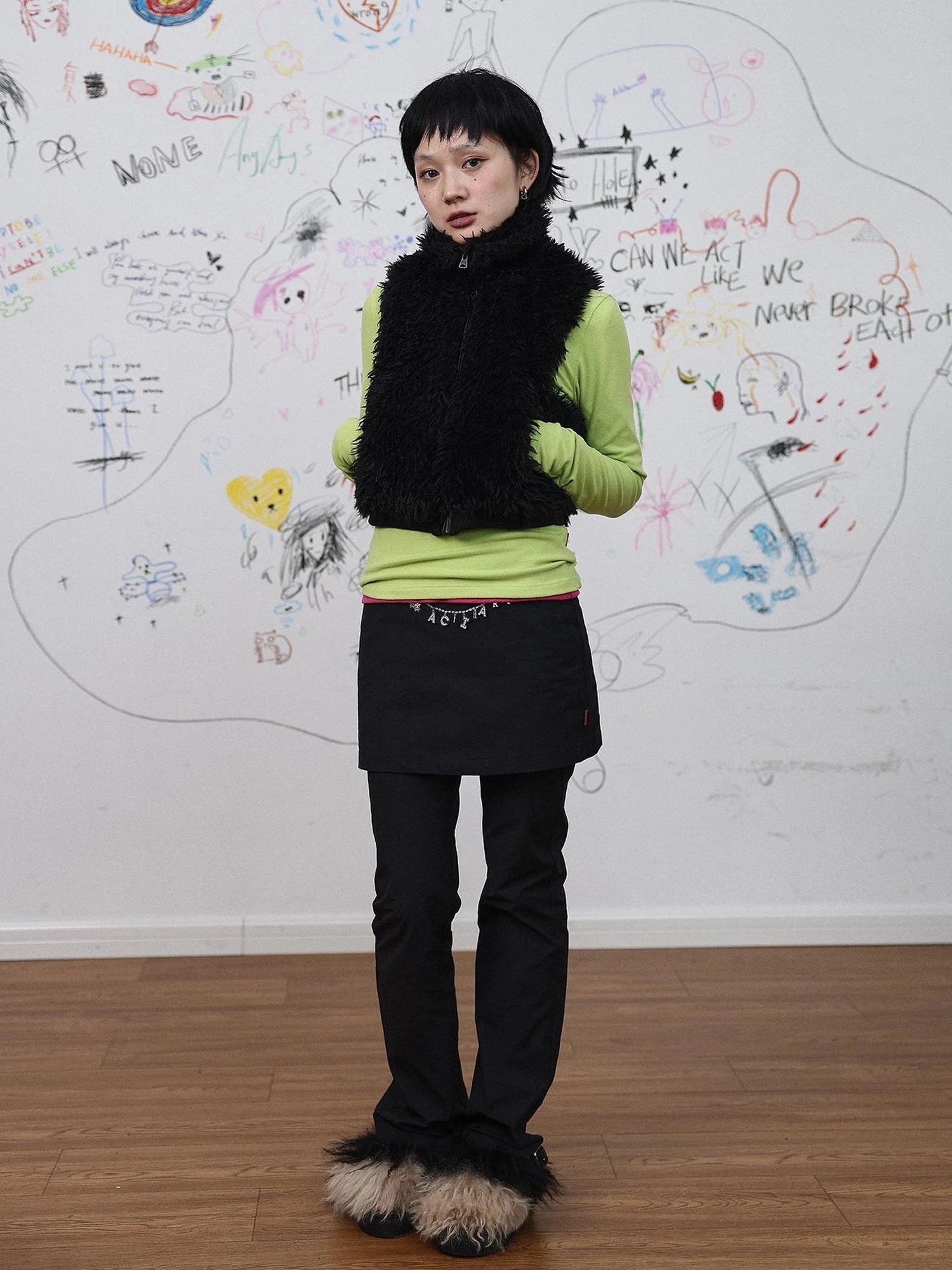 Furry Monster Four Season Vest